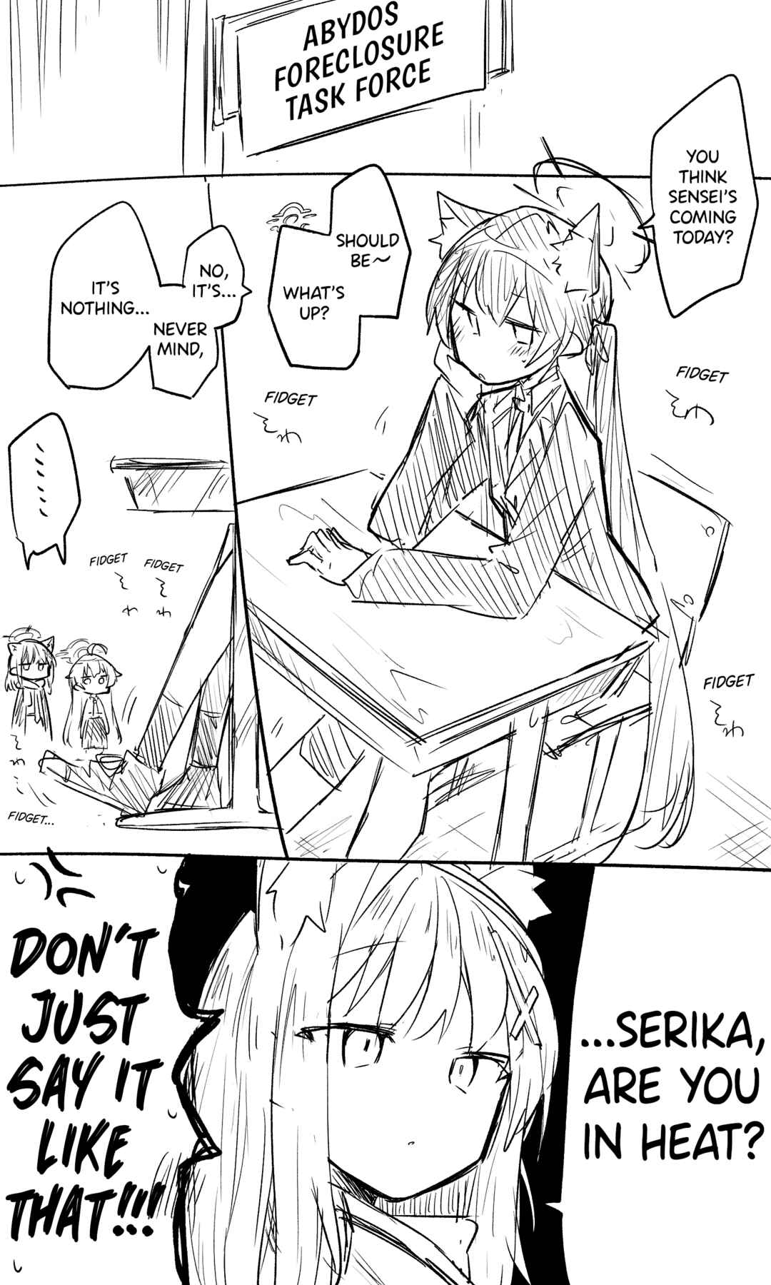 Page 1 Chapter 11 Blue Archive - nekkos Twitter/Pixiv Content (Doujinshi)