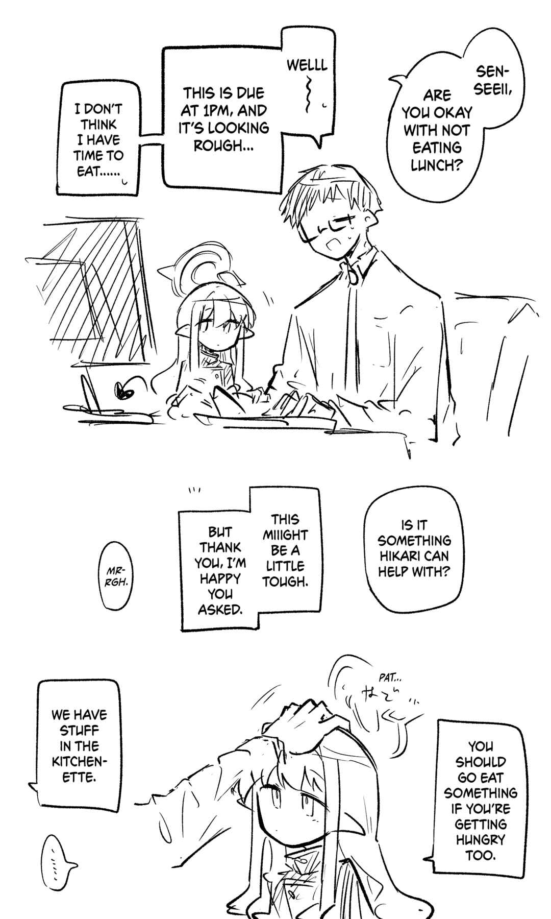 Page 1 Chapter 94 Blue Archive - nekkos Twitter/Pixiv Content (Doujinshi)