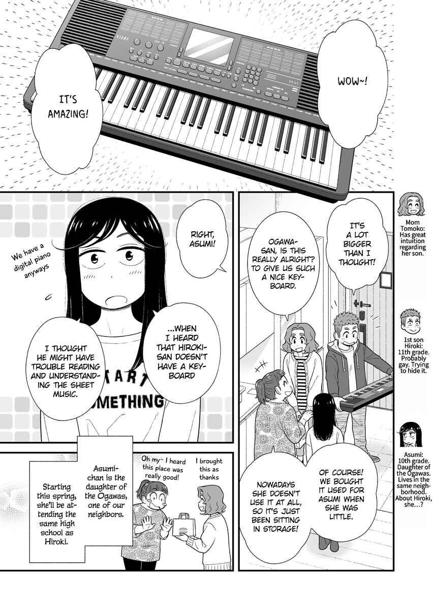 Page 1 Chapter 45 Uchi no Musuko wa Tabun Gay