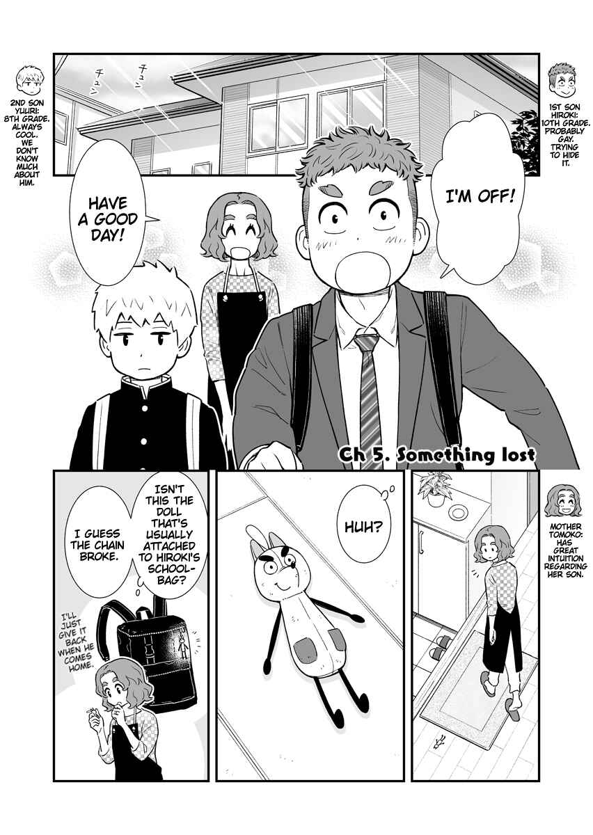 Page 1 Chapter 5 Uchi no Musuko wa Tabun Gay