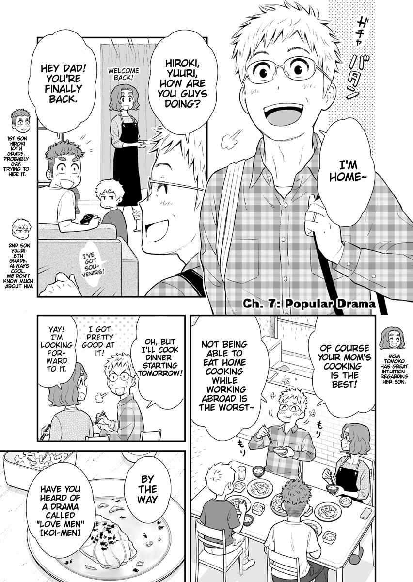 Page 1 Chapter 7 Uchi no Musuko wa Tabun Gay