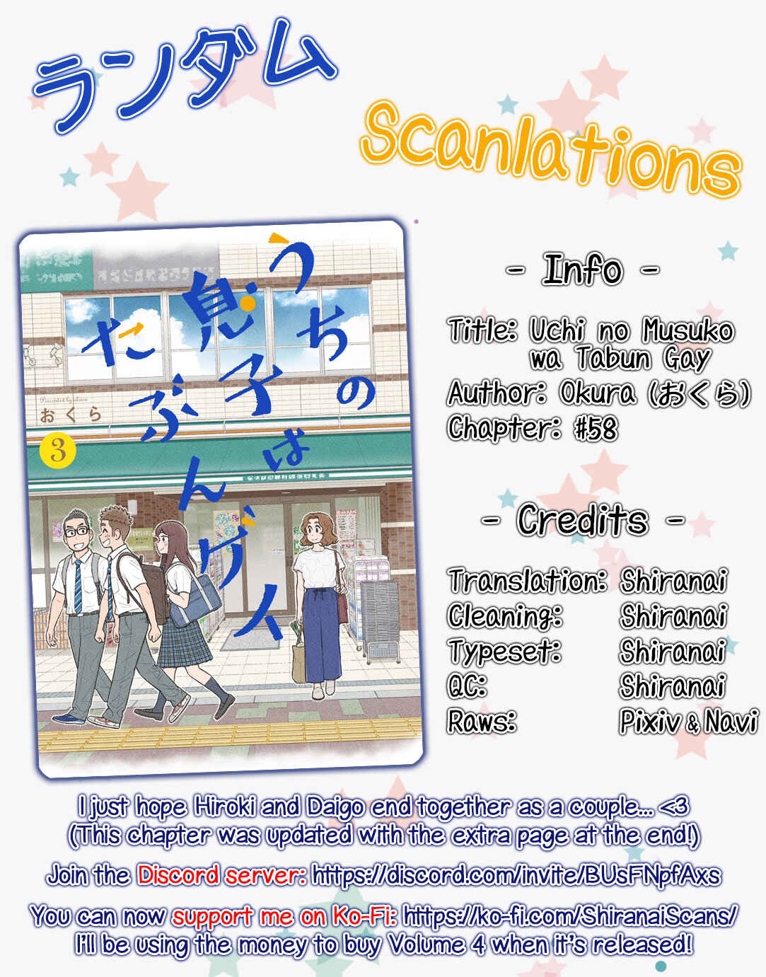 Page 6 Chapter 58 Uchi no Musuko wa Tabun Gay
