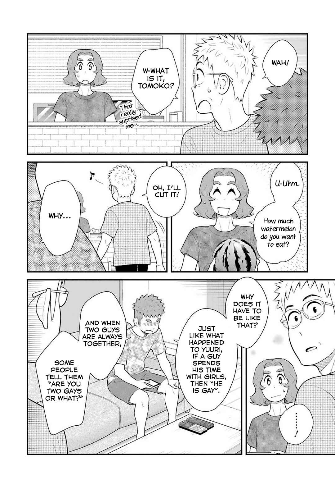 Page 4 Chapter 60 Uchi no Musuko wa Tabun Gay