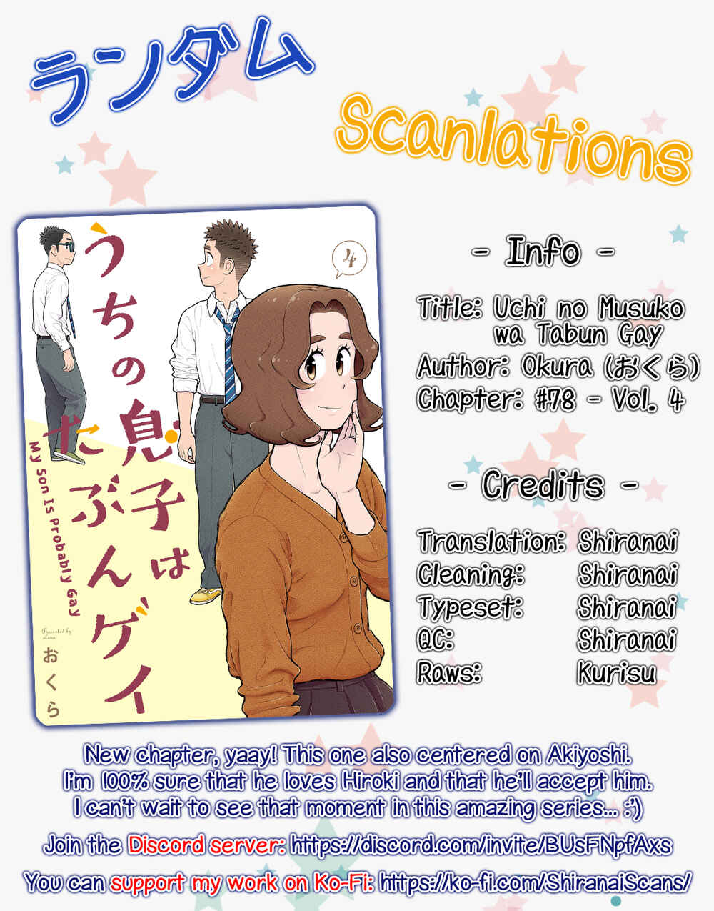 Page 6 Chapter 78 Uchi no Musuko wa Tabun Gay