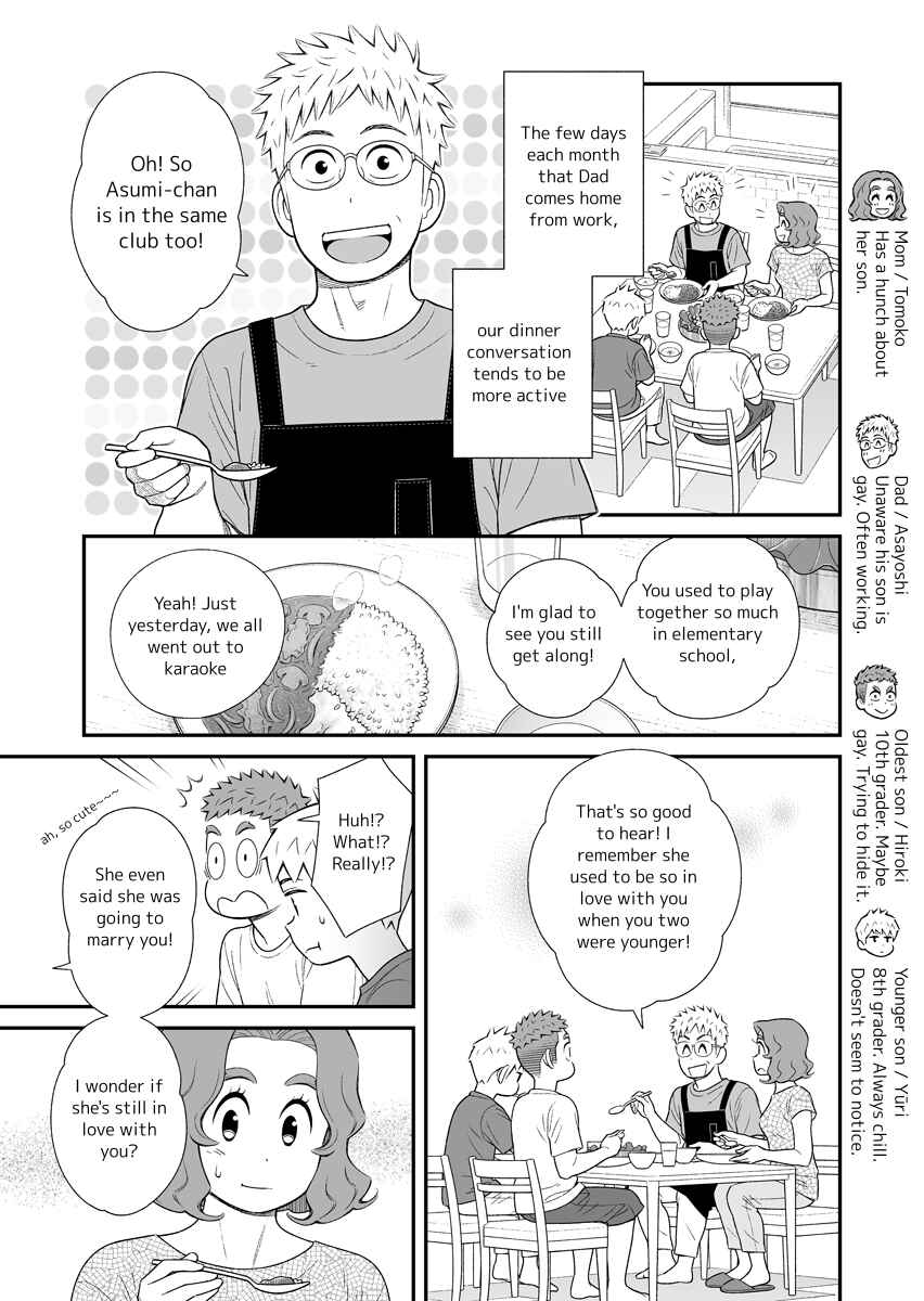 Page 1 Chapter 50 Uchi no Musuko wa Tabun Gay