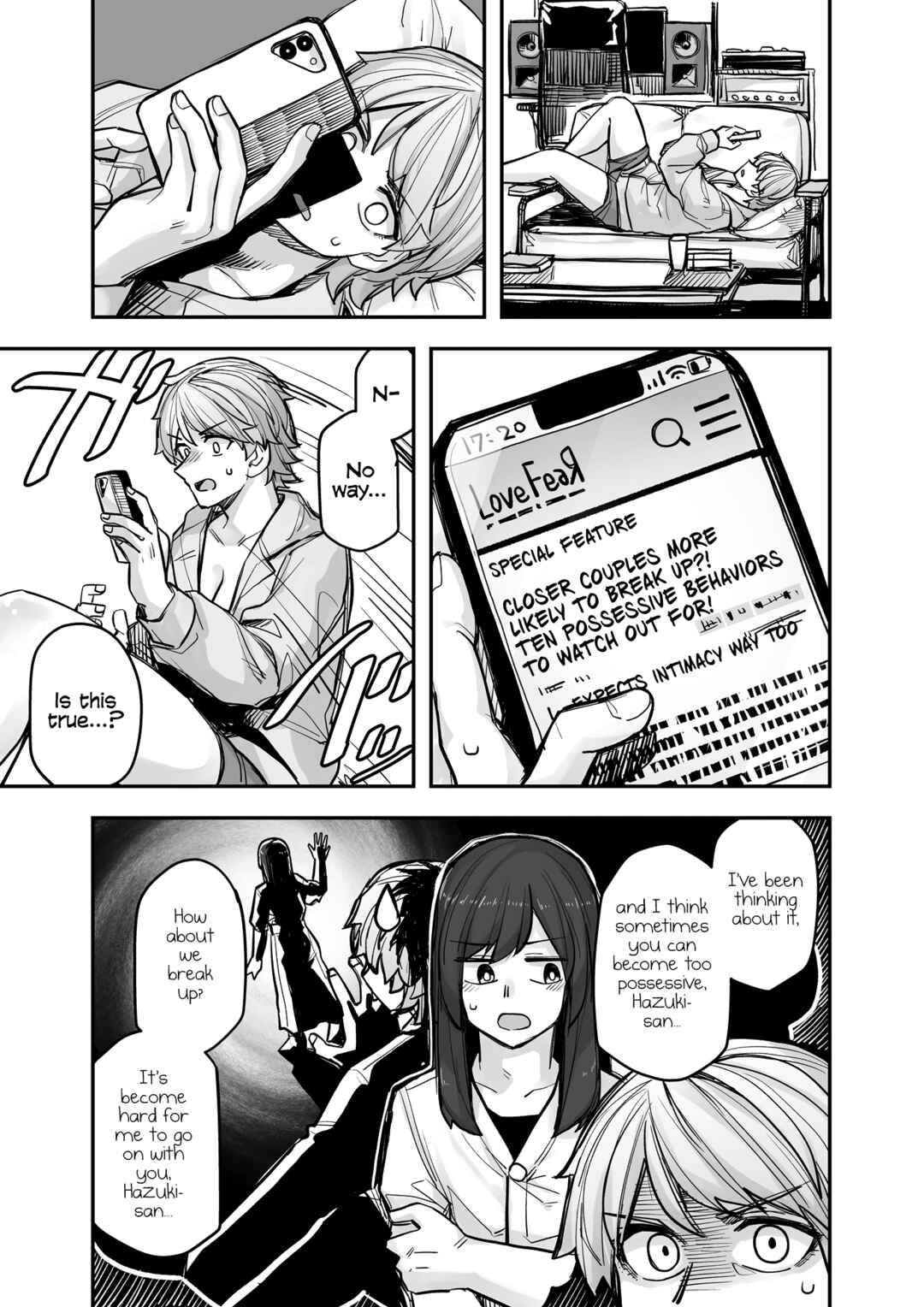 Page 1 Chapter 97 Ikemen Joshi to Josou Danshi