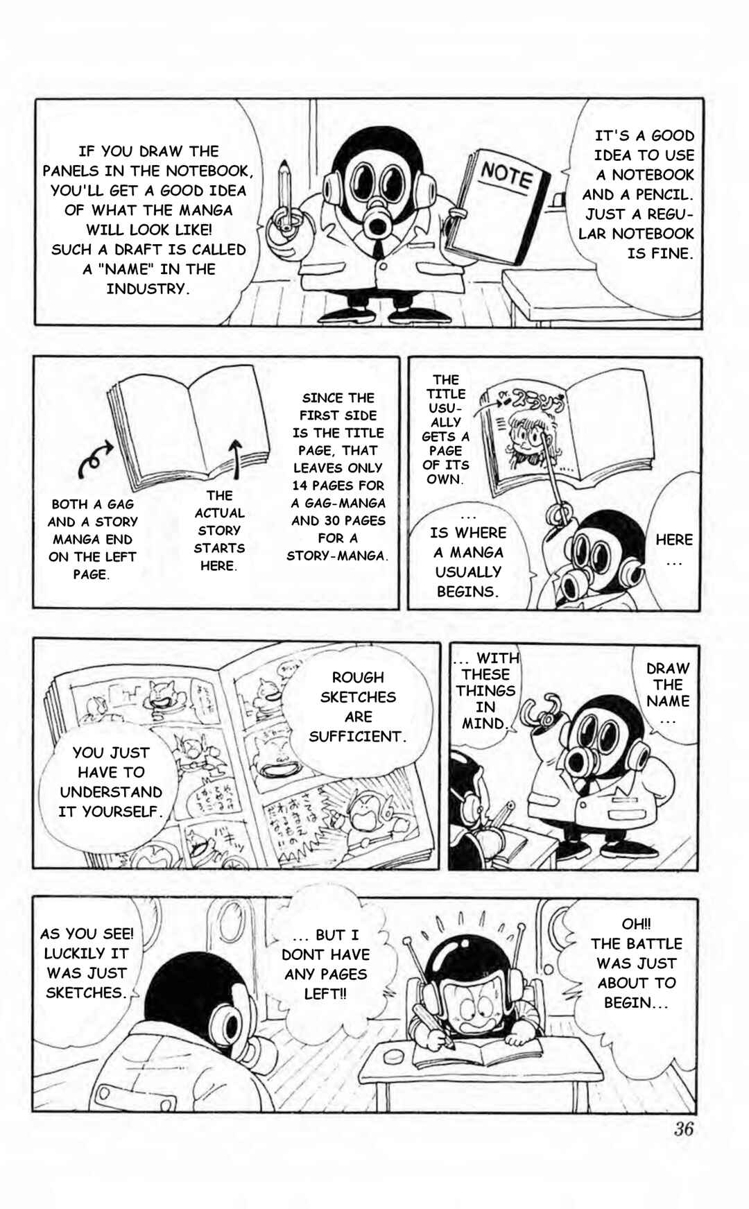 Page 3 Chapter 1.8 Akira Toriyamas Lazy Manga Lab
