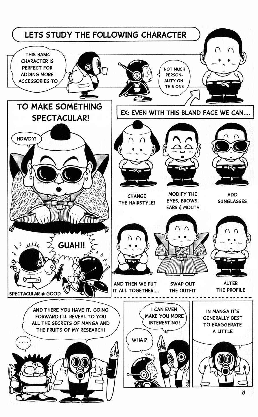 Page 7 Chapter 1.1 Akira Toriyamas Lazy Manga Lab