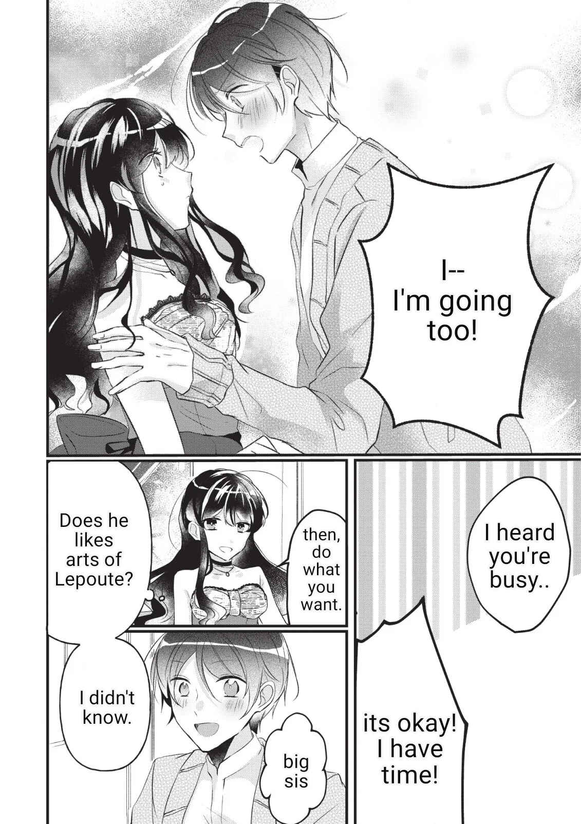 Page 13 Chapter 3 Aneue. Skirt wo Makutte Mata wo Aite Misete kuremasen ka?