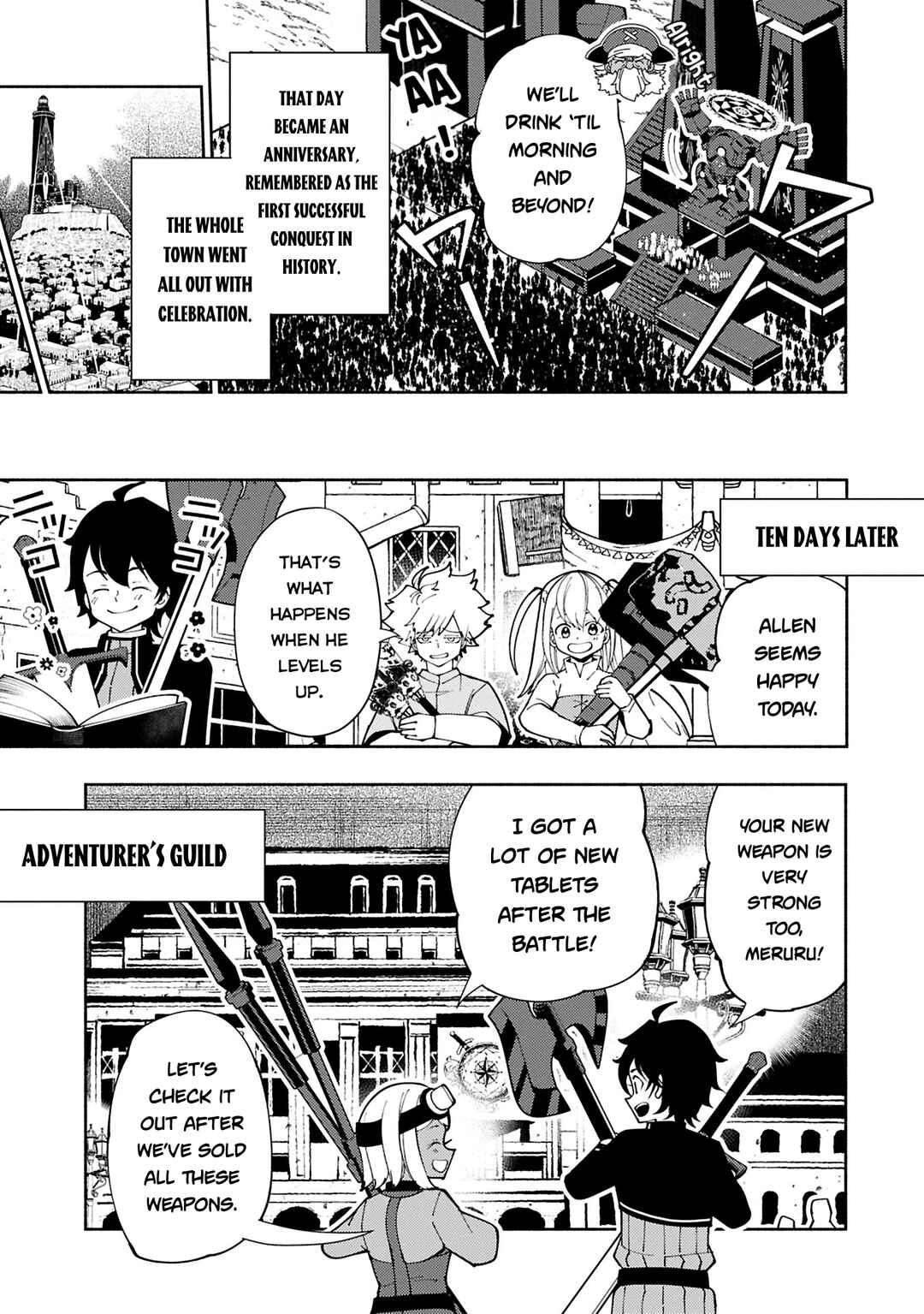 Page 8 Chapter 74.1 Hell Mode ~Yarikomi Suki no Gamer wa Haisettei no Isekai de Musou Suru~ Hajimari no Shoukanshi