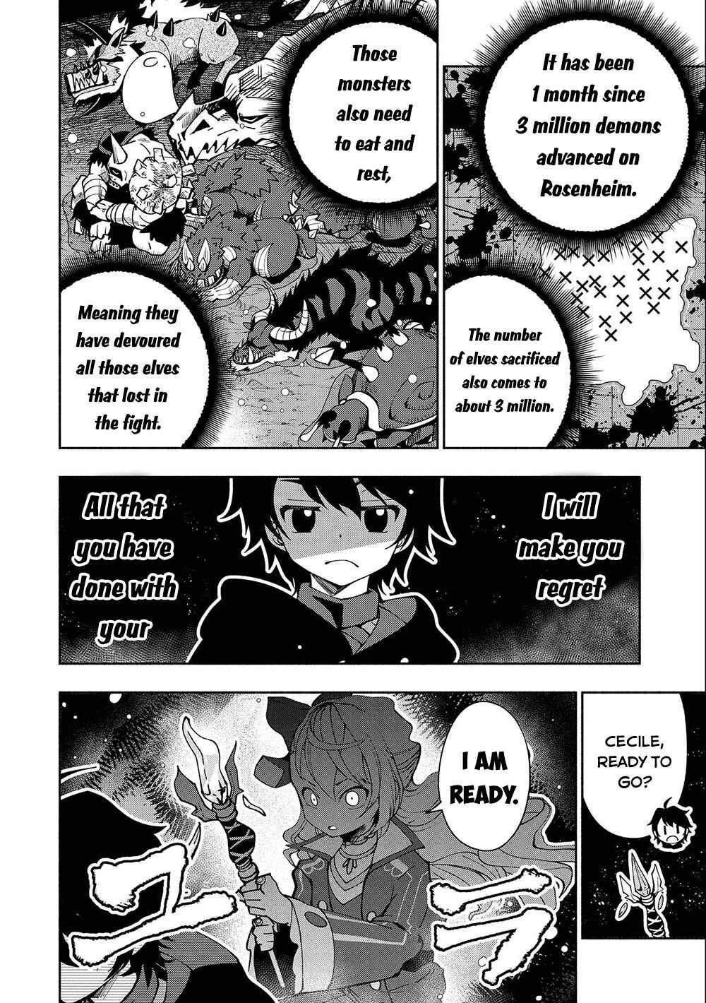 Page 3 Chapter 42 Hell Mode ~Yarikomi Suki no Gamer wa Haisettei no Isekai de Musou Suru~ Hajimari no Shoukanshi