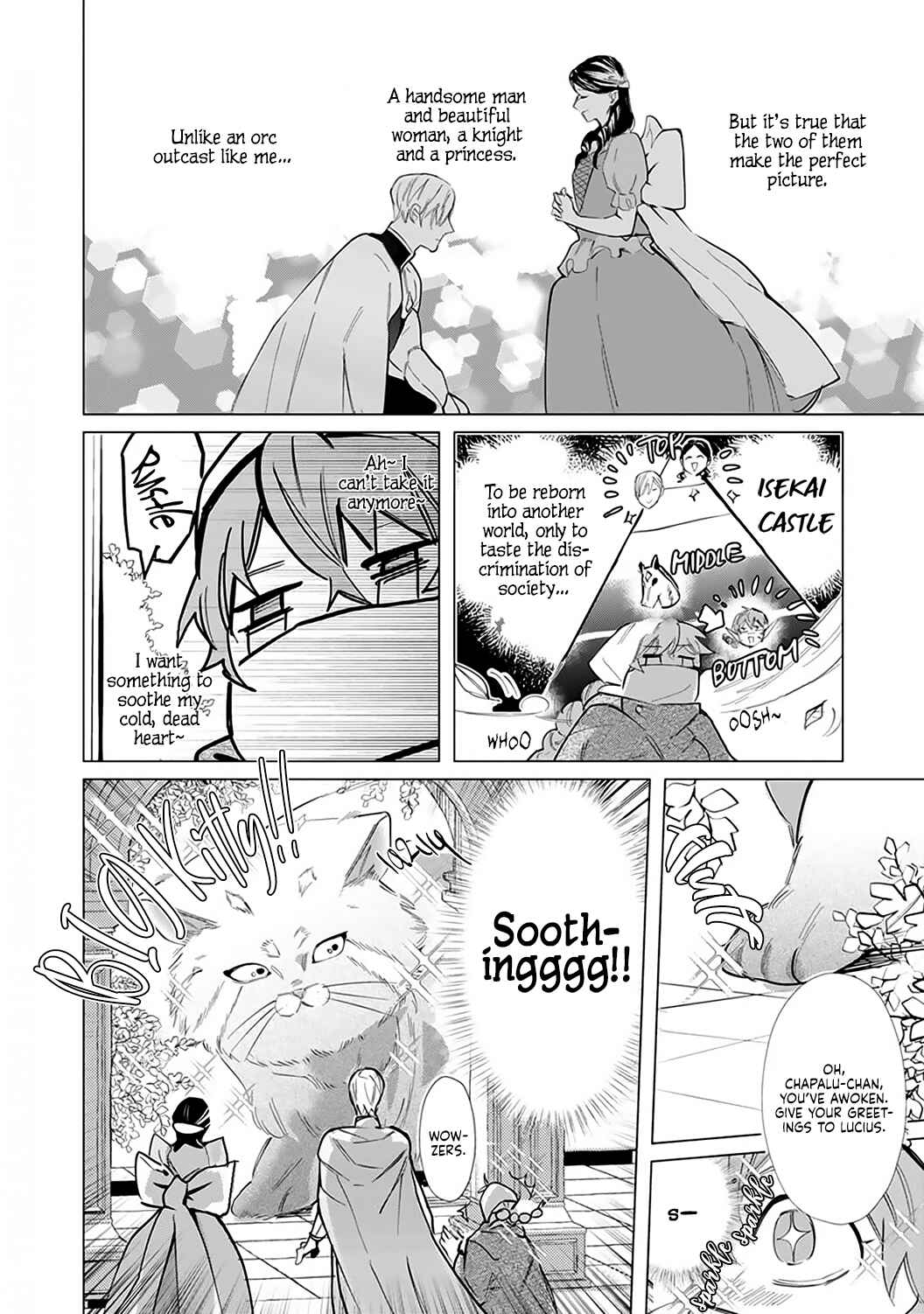 Page 10 Chapter 2 Hazure Shuzoku Orc ni Tensei shitara Saikyou Kishi-sama ni Torawaremashite