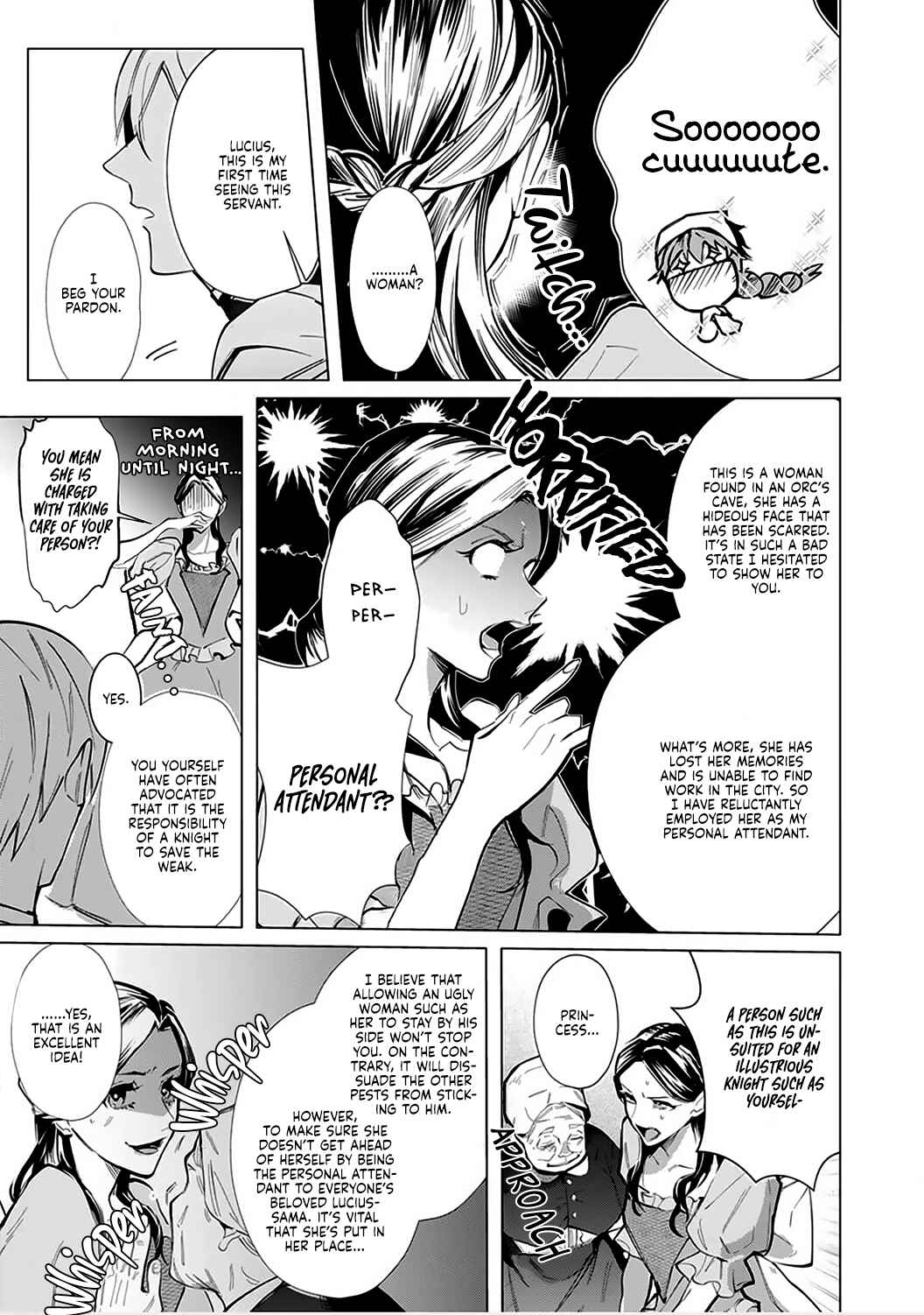 Page 11 Chapter 2 Hazure Shuzoku Orc ni Tensei shitara Saikyou Kishi-sama ni Torawaremashite