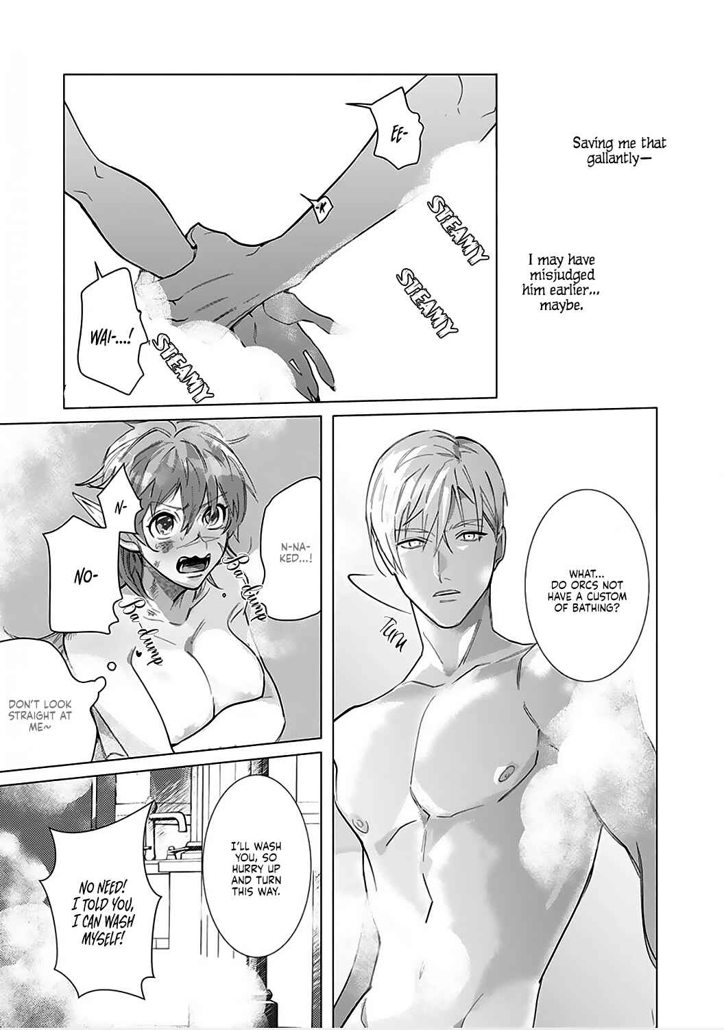 Page 17 Chapter 2 Hazure Shuzoku Orc ni Tensei shitara Saikyou Kishi-sama ni Torawaremashite