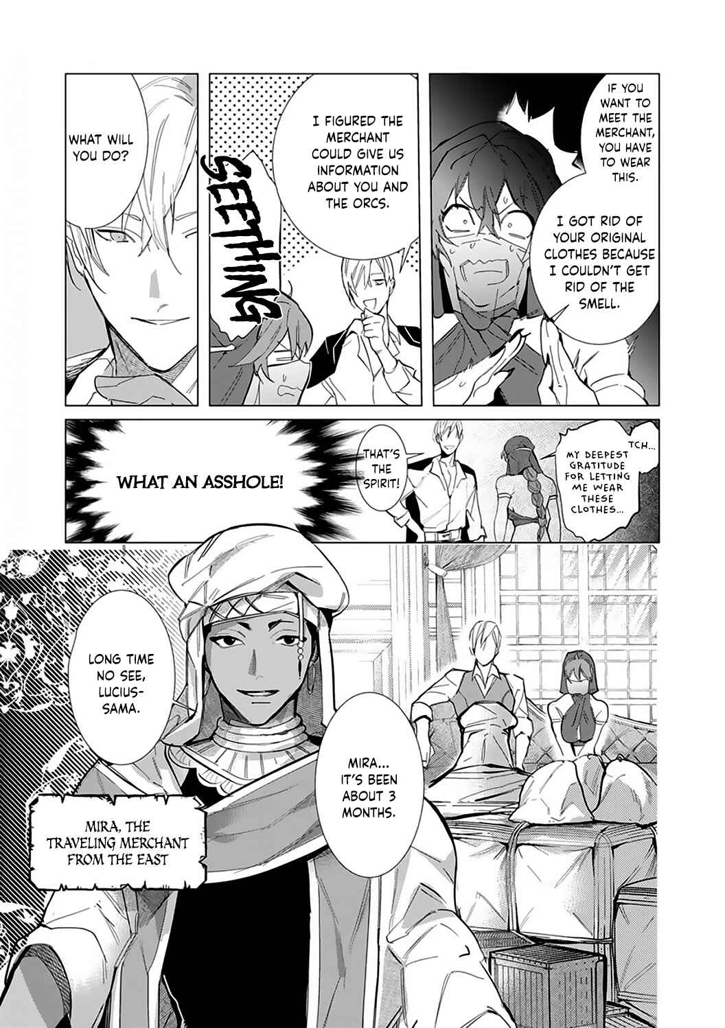 Page 5 Chapter 3 Hazure Shuzoku Orc ni Tensei shitara Saikyou Kishi-sama ni Torawaremashite