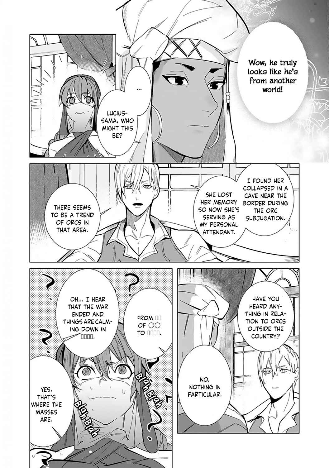 Page 6 Chapter 3 Hazure Shuzoku Orc ni Tensei shitara Saikyou Kishi-sama ni Torawaremashite