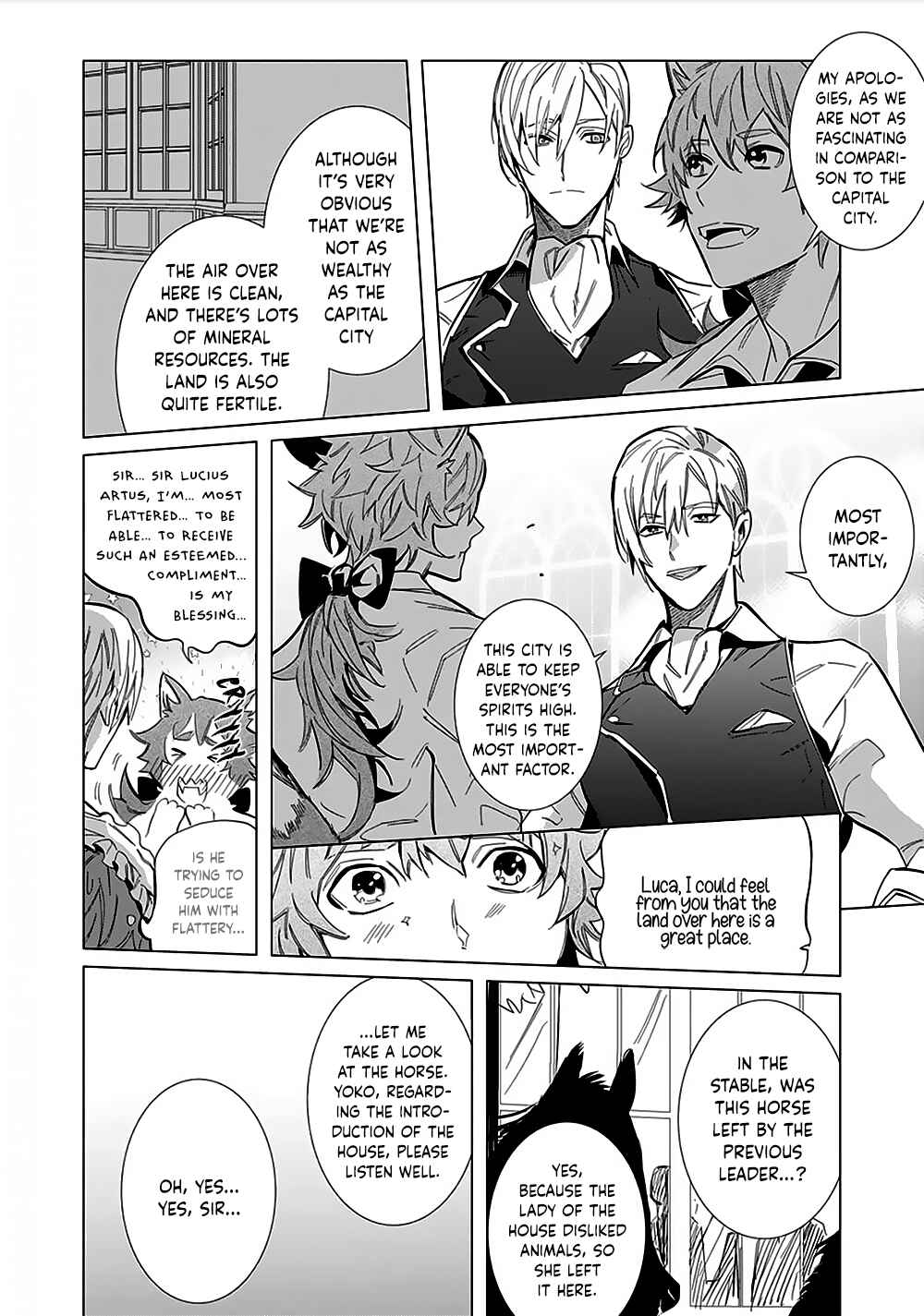 Page 10 Chapter 4 Hazure Shuzoku Orc ni Tensei shitara Saikyou Kishi-sama ni Torawaremashite
