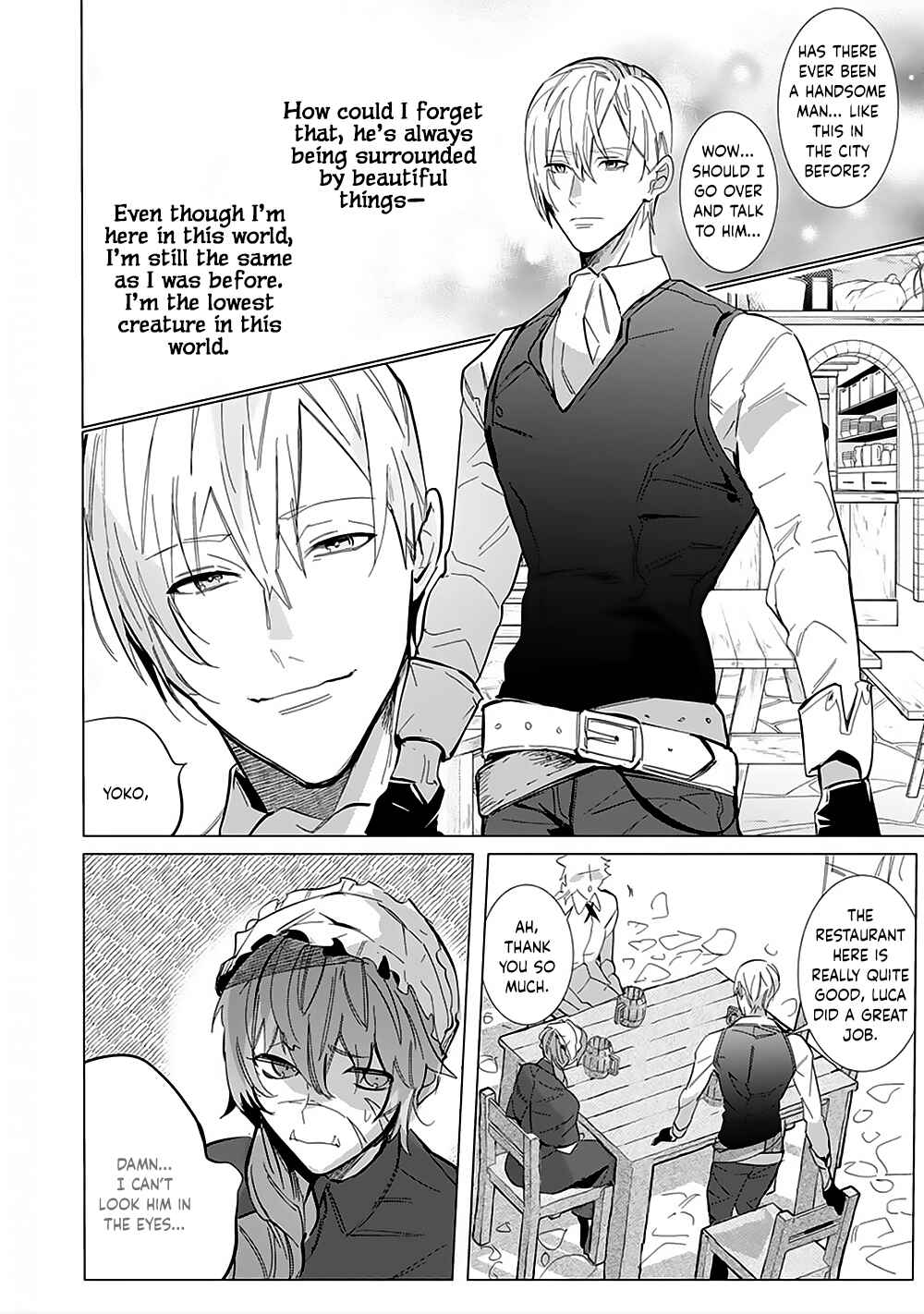 Page 24 Chapter 4 Hazure Shuzoku Orc ni Tensei shitara Saikyou Kishi-sama ni Torawaremashite