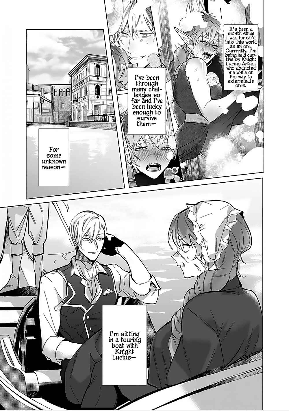 Page 3 Chapter 4 Hazure Shuzoku Orc ni Tensei shitara Saikyou Kishi-sama ni Torawaremashite