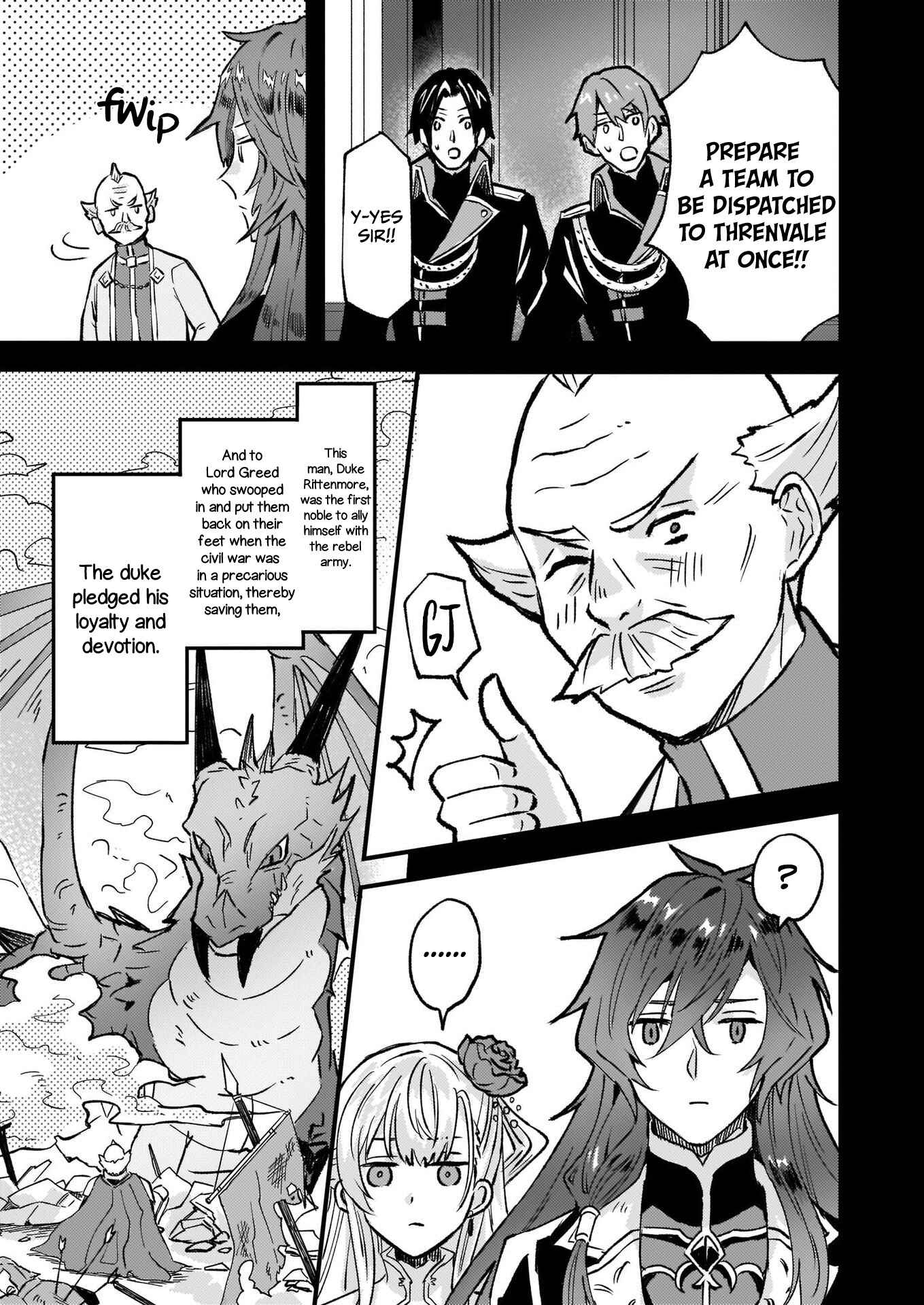 Page 10 Chapter 15 Imouto ni Konyakusha o Yuzure to Iwaremashita: Saikyou no Ryuu ni Kiniirarete Masaka no Oukoku Nottori?
