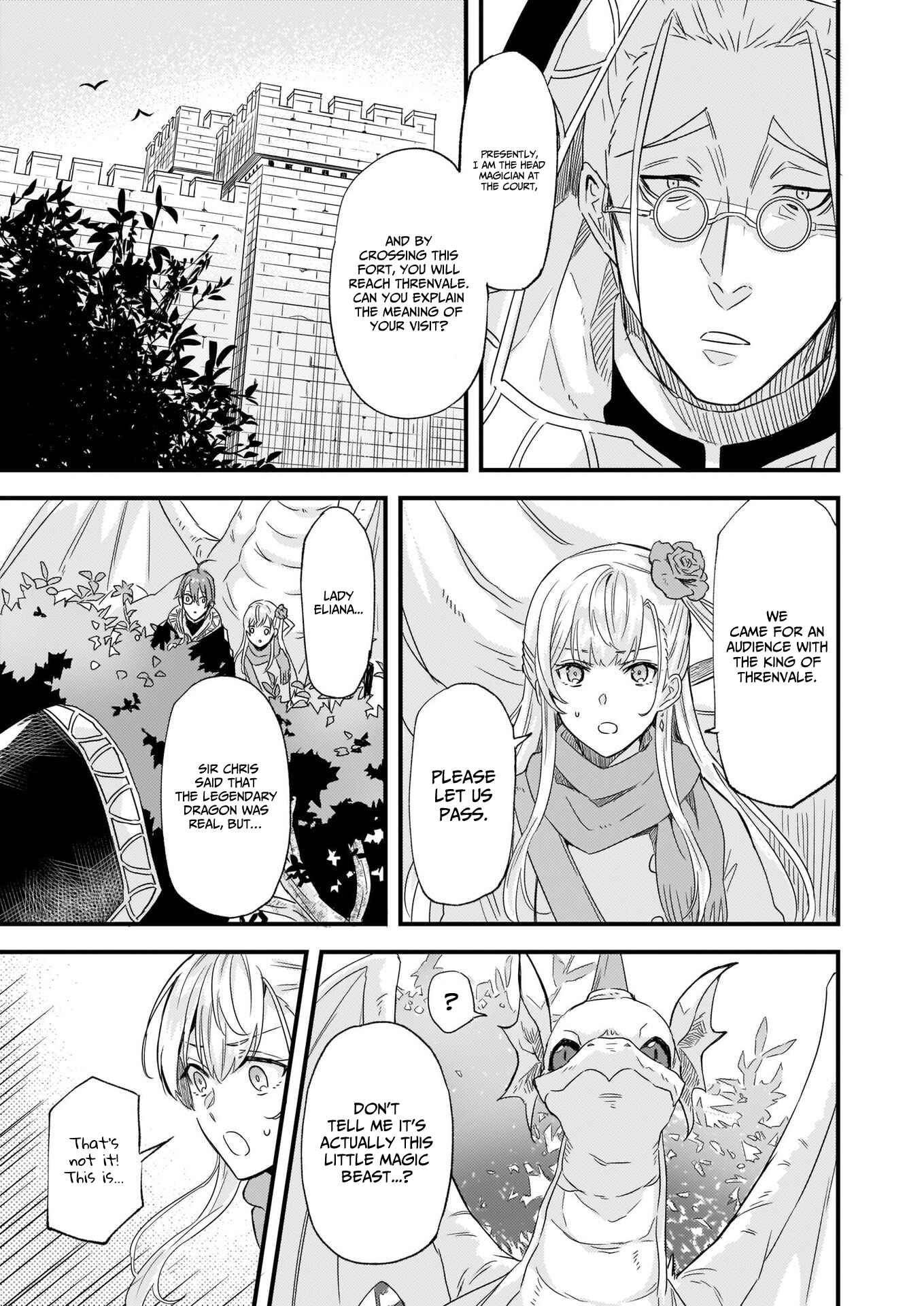 Page 17 Chapter 11 Imouto ni Konyakusha o Yuzure to Iwaremashita: Saikyou no Ryuu ni Kiniirarete Masaka no Oukoku Nottori?