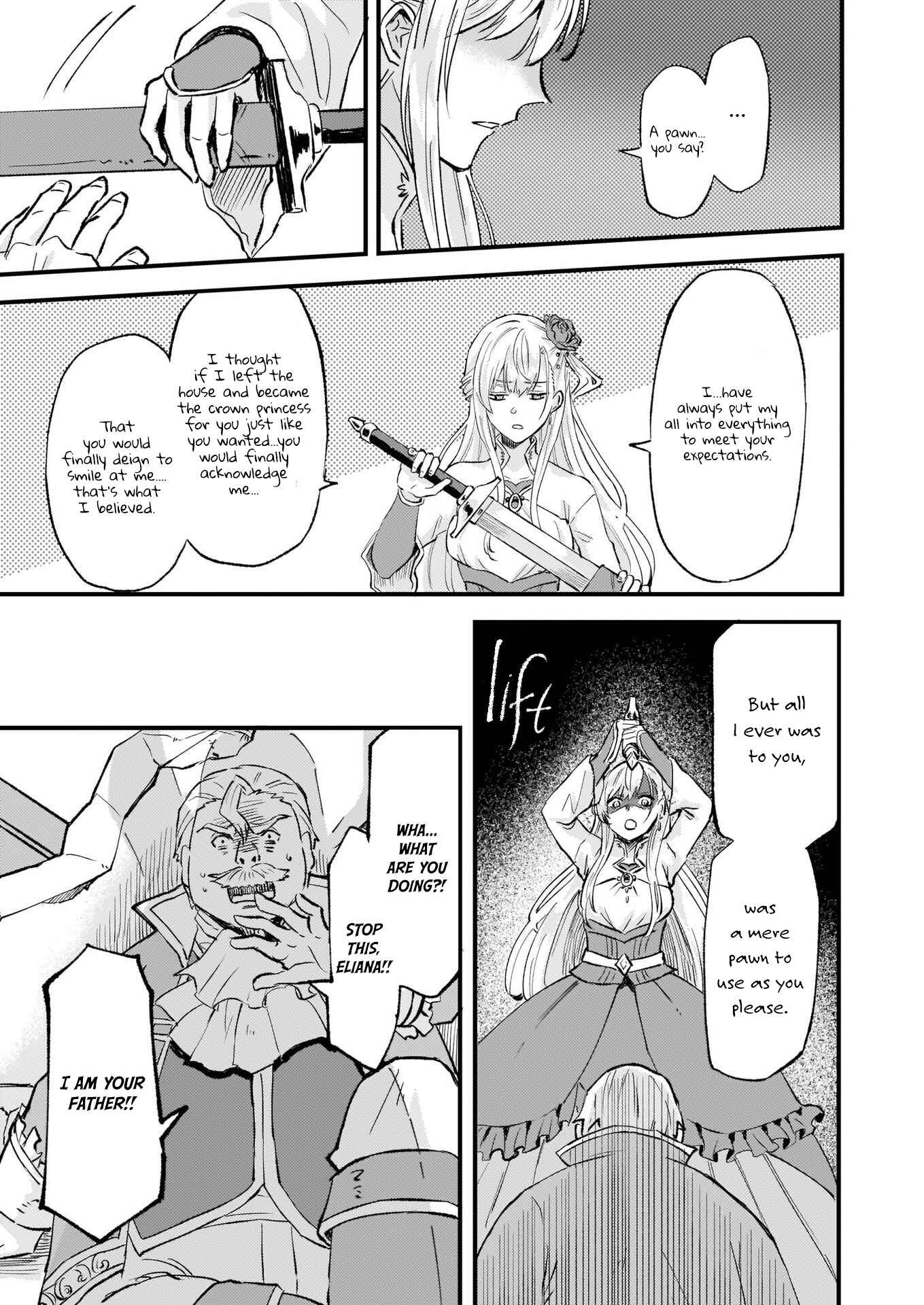 Page 4 Chapter 14 Imouto ni Konyakusha o Yuzure to Iwaremashita: Saikyou no Ryuu ni Kiniirarete Masaka no Oukoku Nottori?