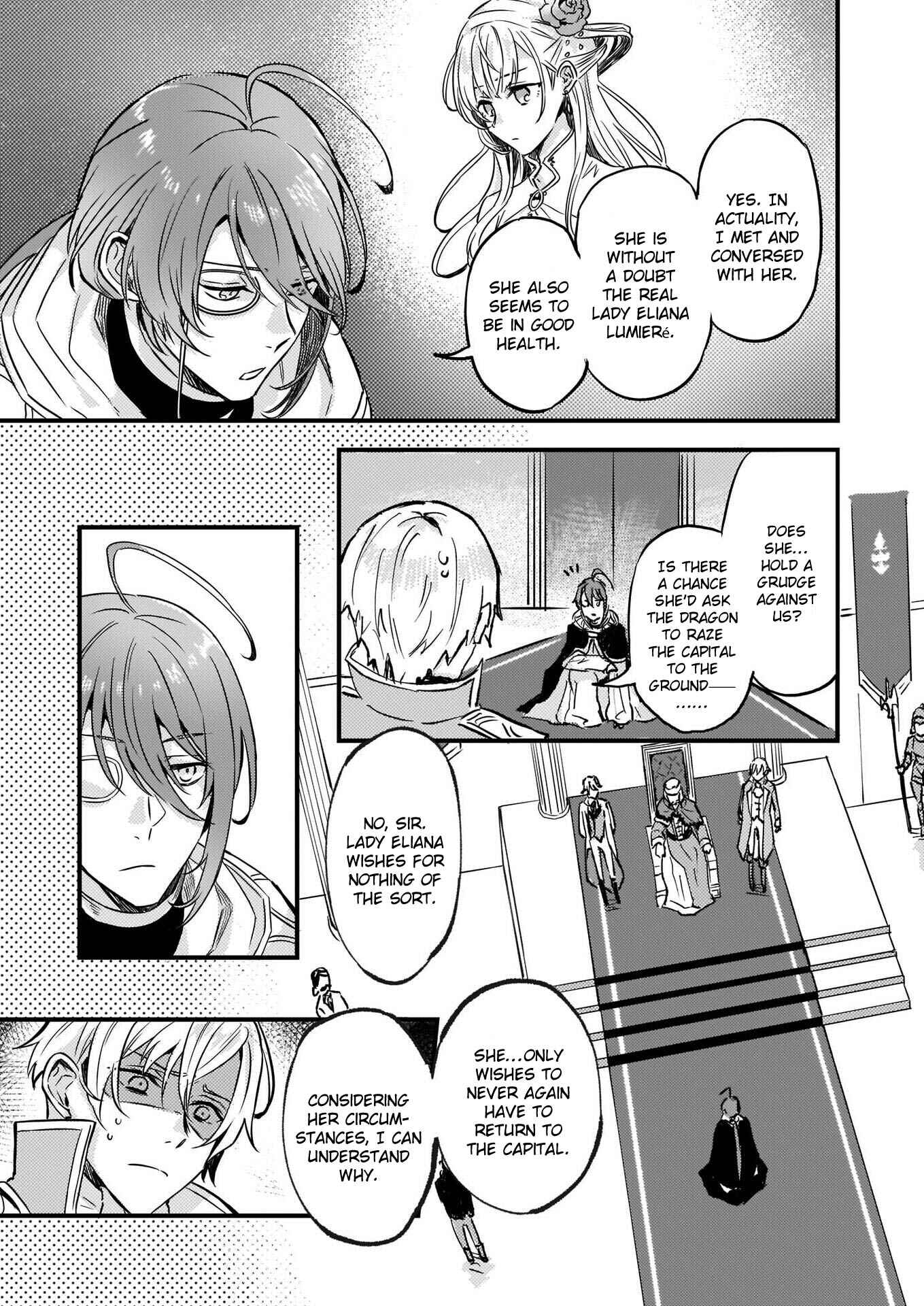 Page 30 Chapter 6 Imouto ni Konyakusha o Yuzure to Iwaremashita: Saikyou no Ryuu ni Kiniirarete Masaka no Oukoku Nottori?