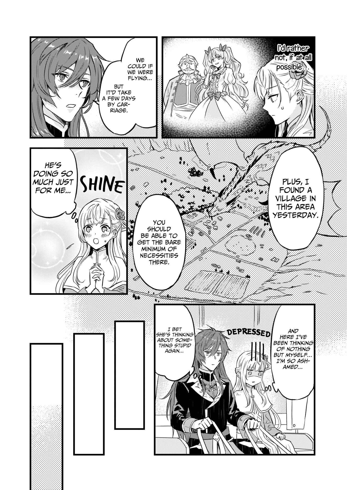 Page 10 Chapter 4 Imouto ni Konyakusha o Yuzure to Iwaremashita: Saikyou no Ryuu ni Kiniirarete Masaka no Oukoku Nottori?