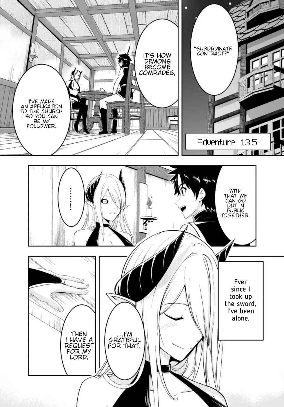 Page 1 Chapter 13.5 Yuusha-kun wa Tabidatenai