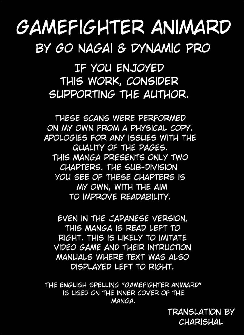 Page 28 Chapter 2.3 Gamefighter Animard