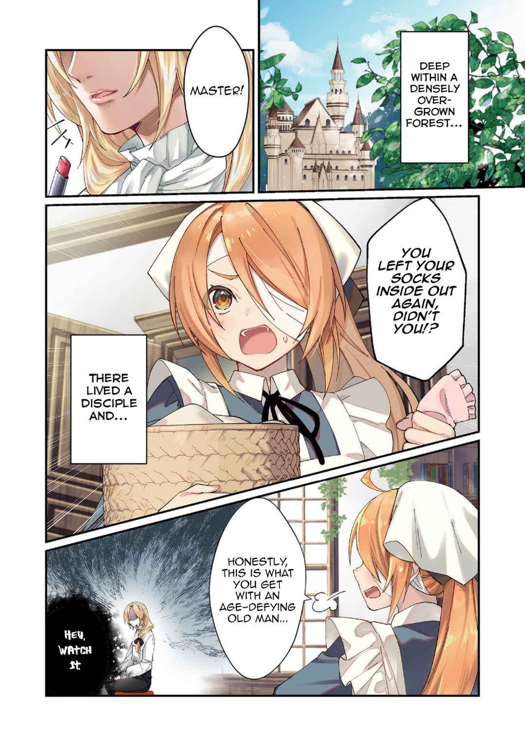 Page 2 Chapter 1 The Beautiful Mage: Finding My Lazy Master’s Missing Socks Is a Daily Struggle