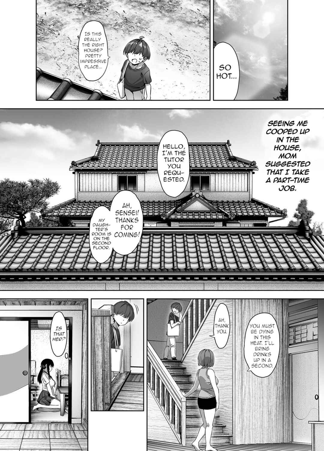 Page 4 Chapter 1 Natsu to Inaka to Yuuwaku Shite Kuru Dekkai Oshiego