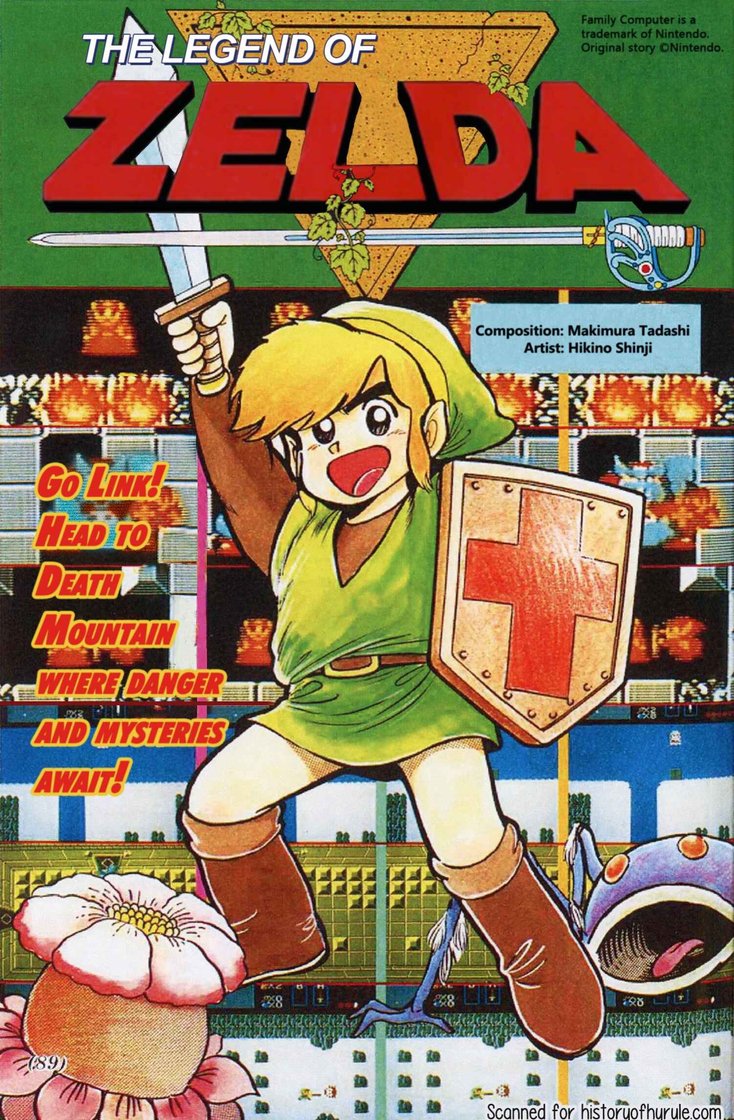 Page 1 Chapter Unknown_6a6a NES Manga: The Legend of Zelda