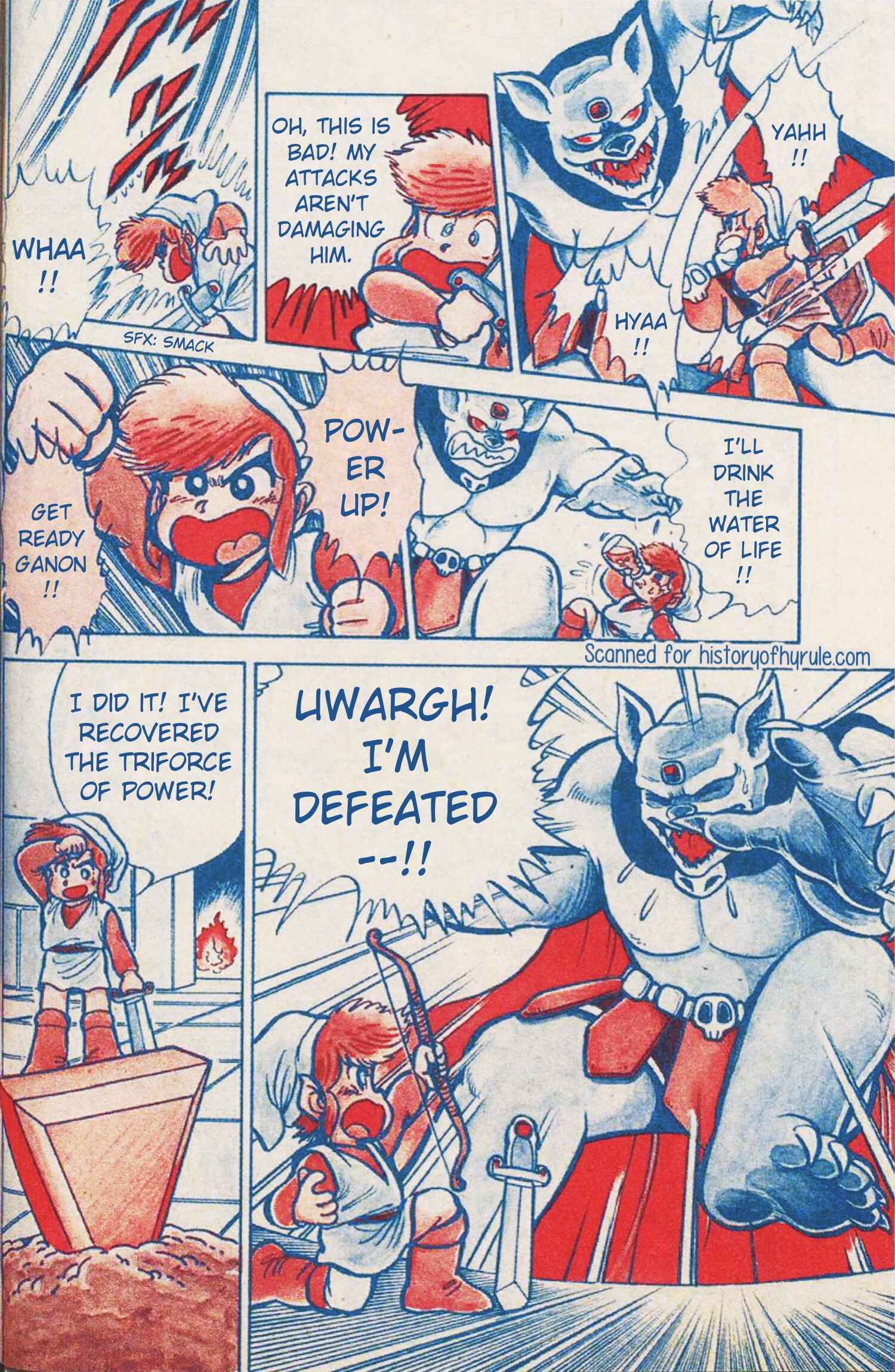Page 16 Chapter Unknown_6a6a NES Manga: The Legend of Zelda