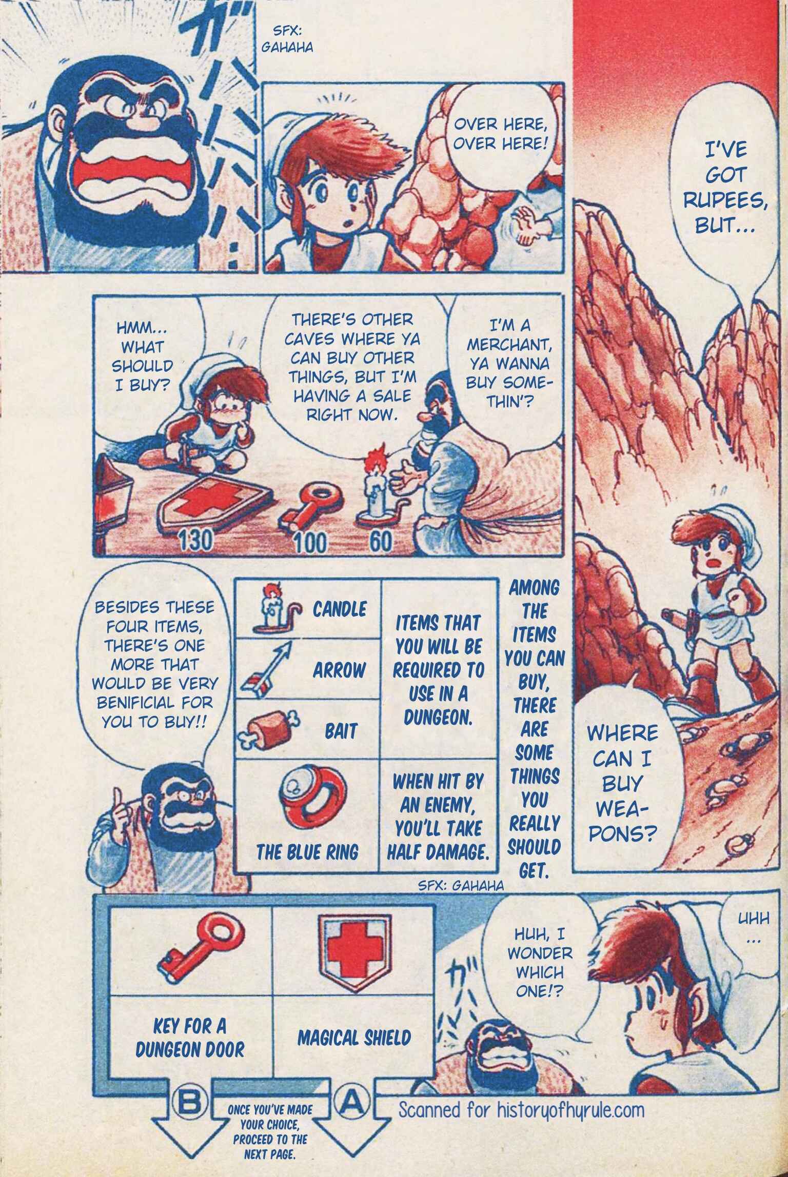 Page 5 Chapter Unknown_6a6a NES Manga: The Legend of Zelda