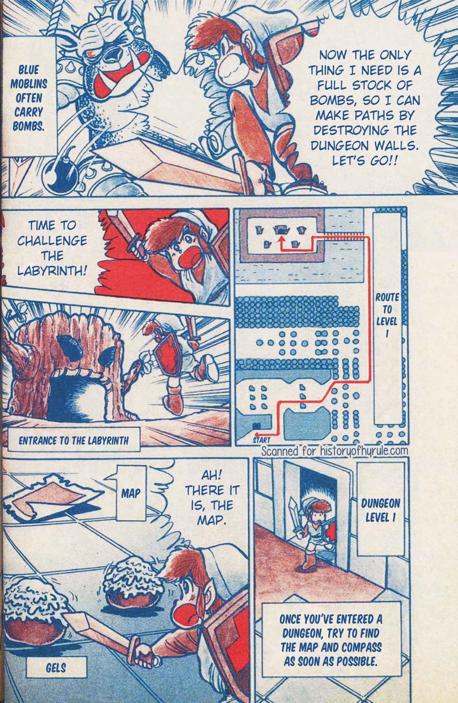 Page 8 Chapter Unknown_6a6a NES Manga: The Legend of Zelda