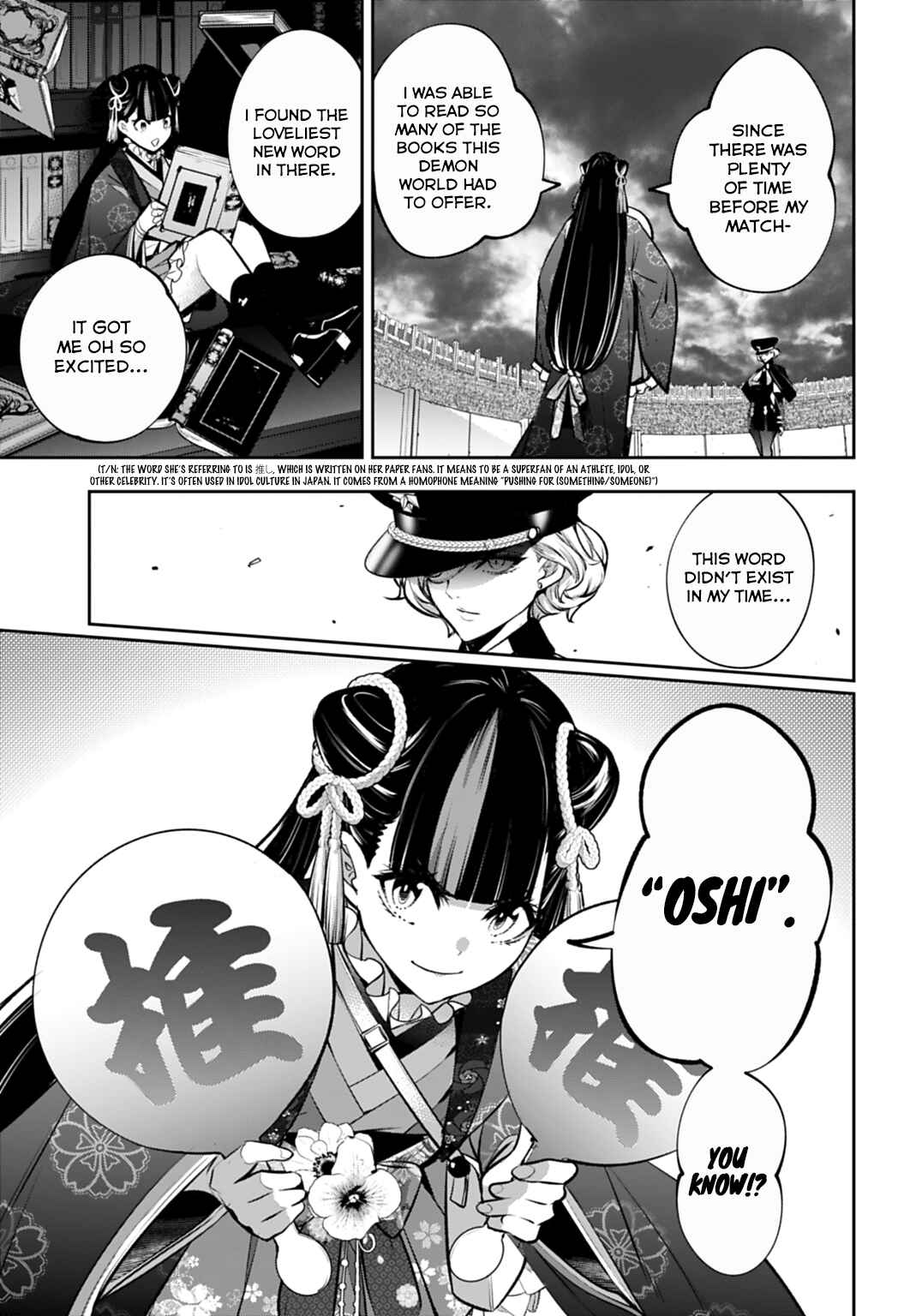 Page 35 Chapter 57 Majo Taisen - 32-nin no Isai no Majo wa Koroshiau