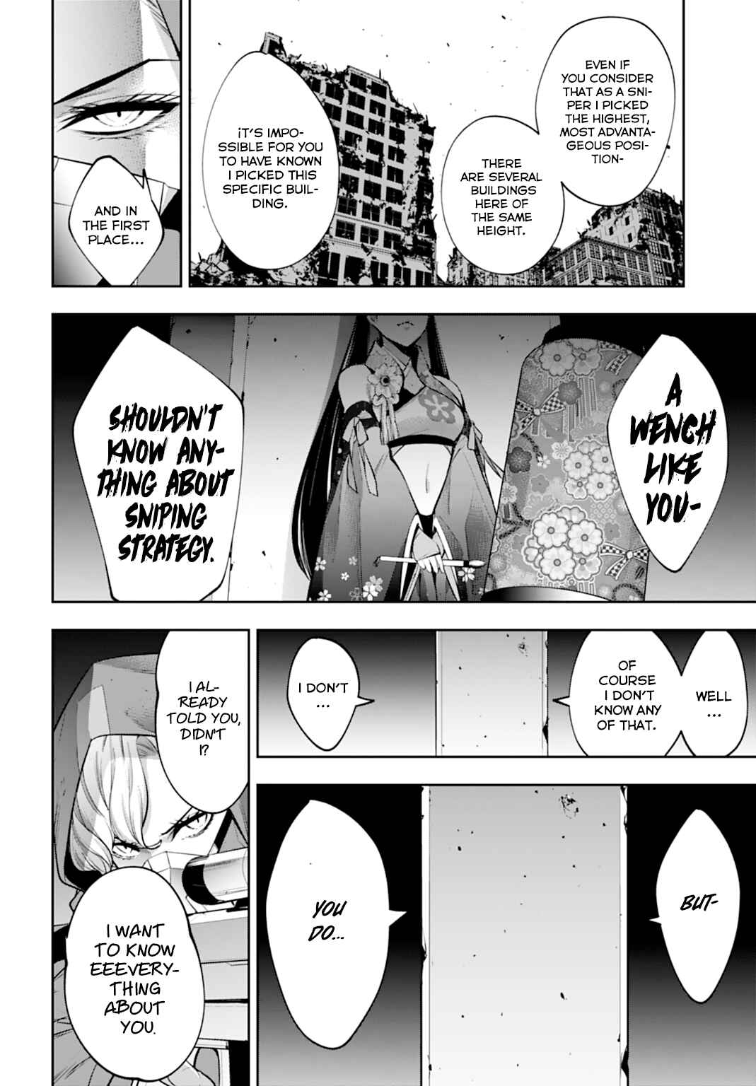 Page 34 Chapter 58 Majo Taisen - 32-nin no Isai no Majo wa Koroshiau