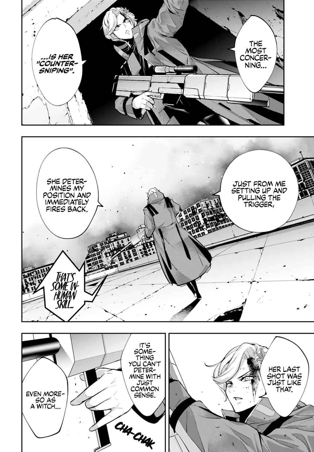 Page 34 Chapter 61 Majo Taisen - 32-nin no Isai no Majo wa Koroshiau