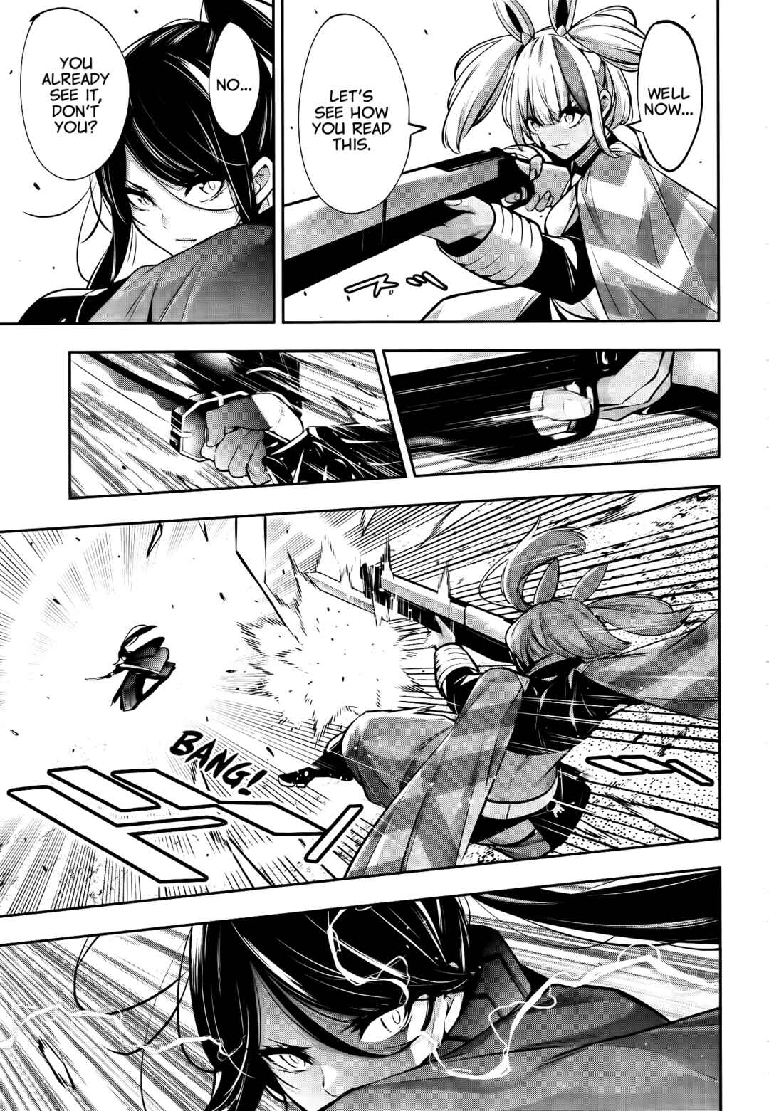 Page 13 Chapter 53 Majo Taisen - 32-nin no Isai no Majo wa Koroshiau