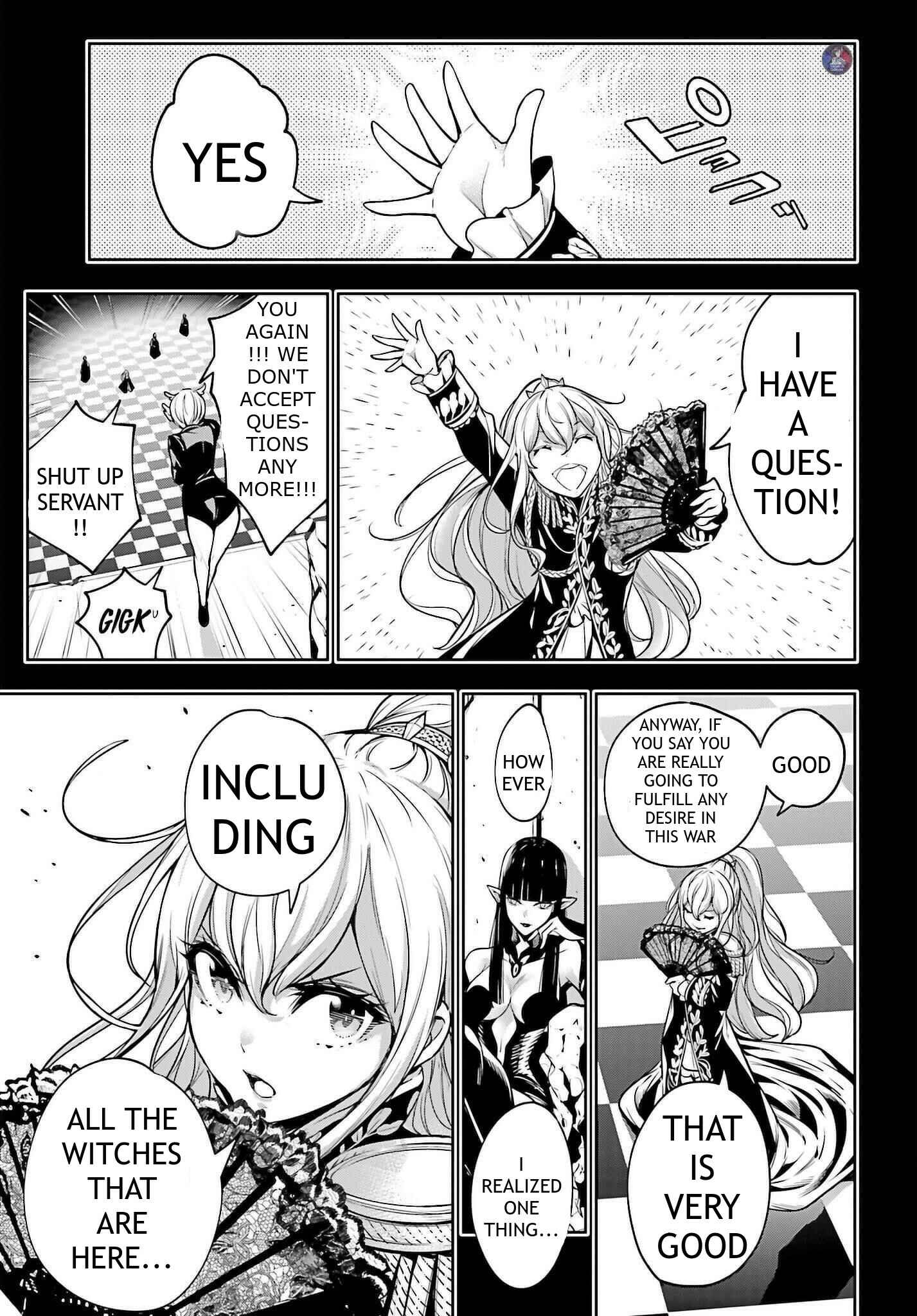 Page 11 Chapter 6 Majo Taisen - 32-nin no Isai no Majo wa Koroshiau
