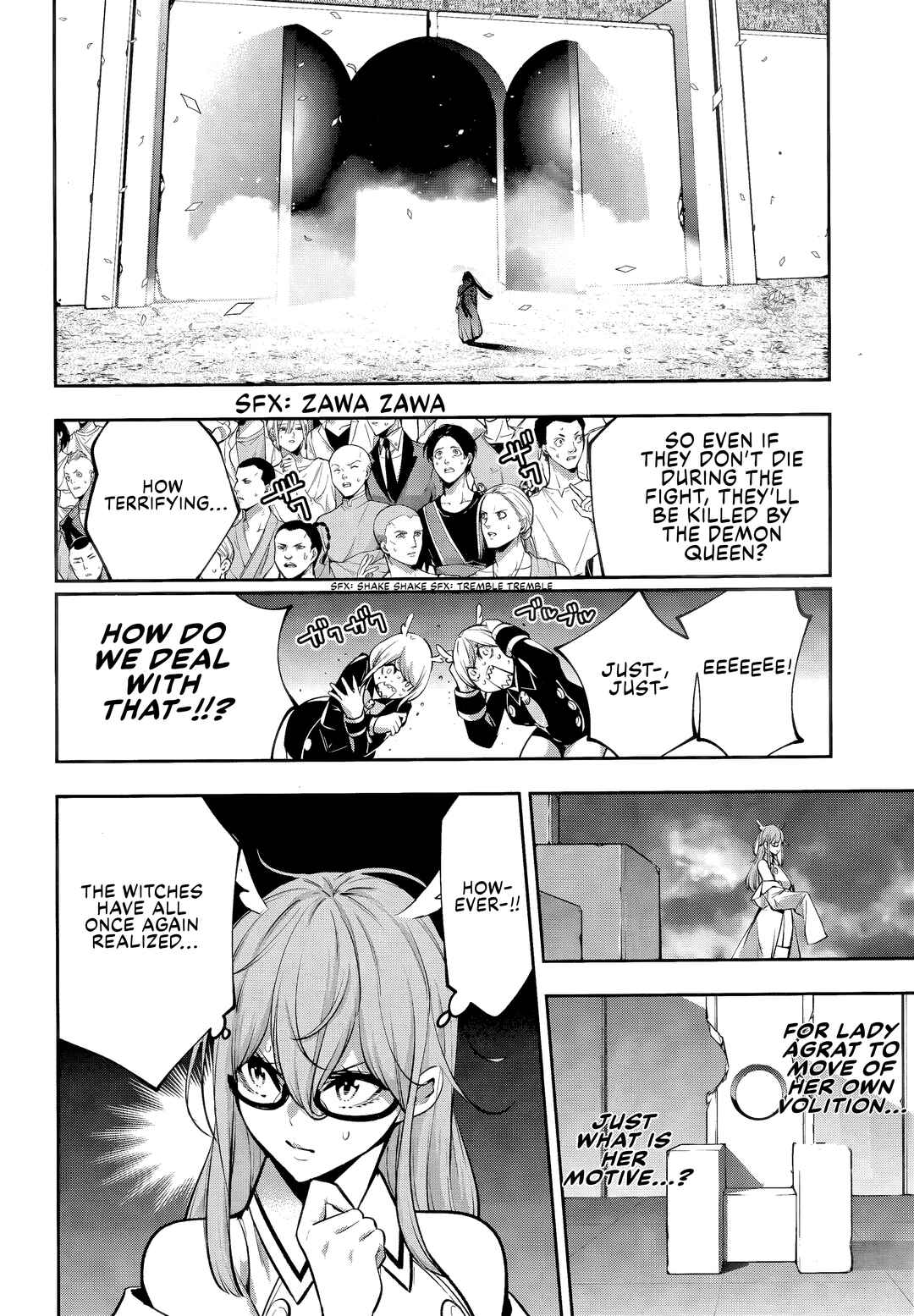 Page 22 Chapter 56 Majo Taisen - 32-nin no Isai no Majo wa Koroshiau