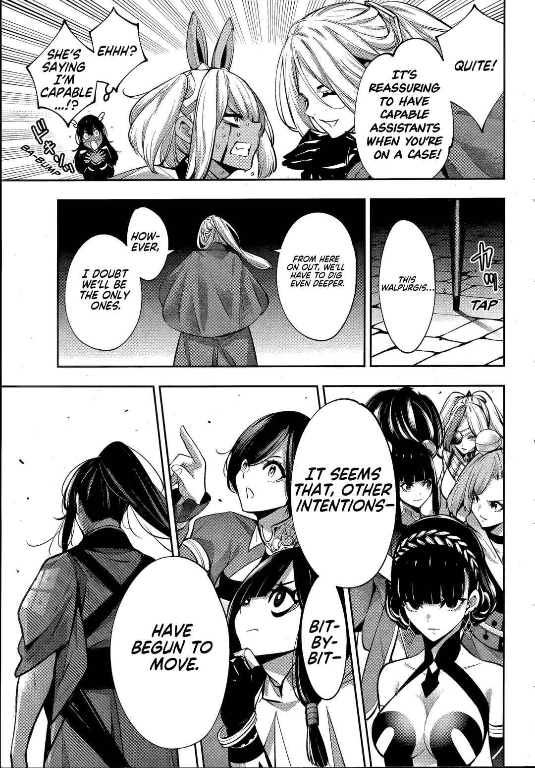 Page 35 Chapter 56 Majo Taisen - 32-nin no Isai no Majo wa Koroshiau