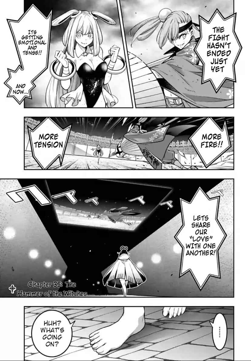 Page 1 Chapter 35 Majo Taisen - 32-nin no Isai no Majo wa Koroshiau