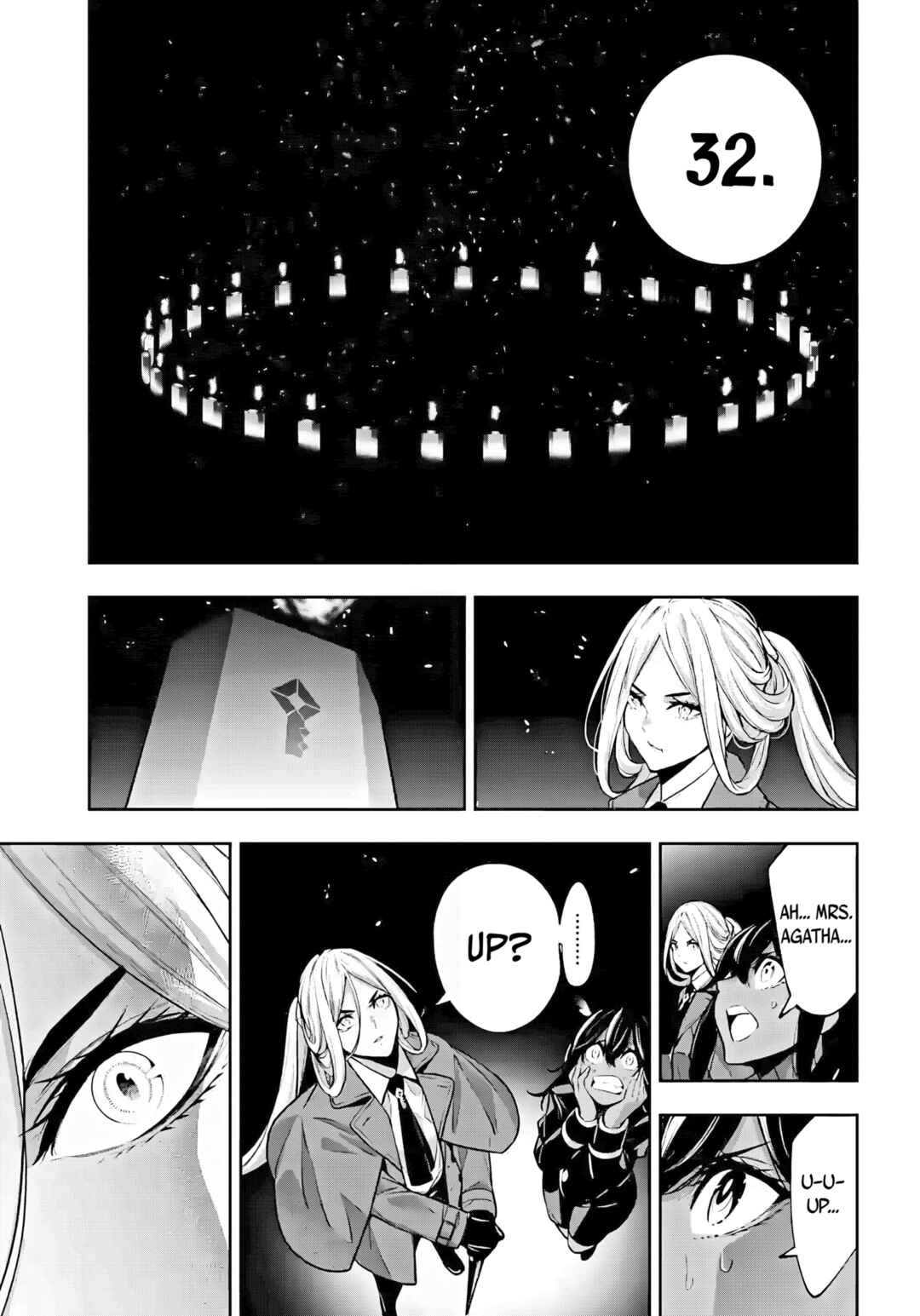 Page 13 Chapter 50 Majo Taisen - 32-nin no Isai no Majo wa Koroshiau