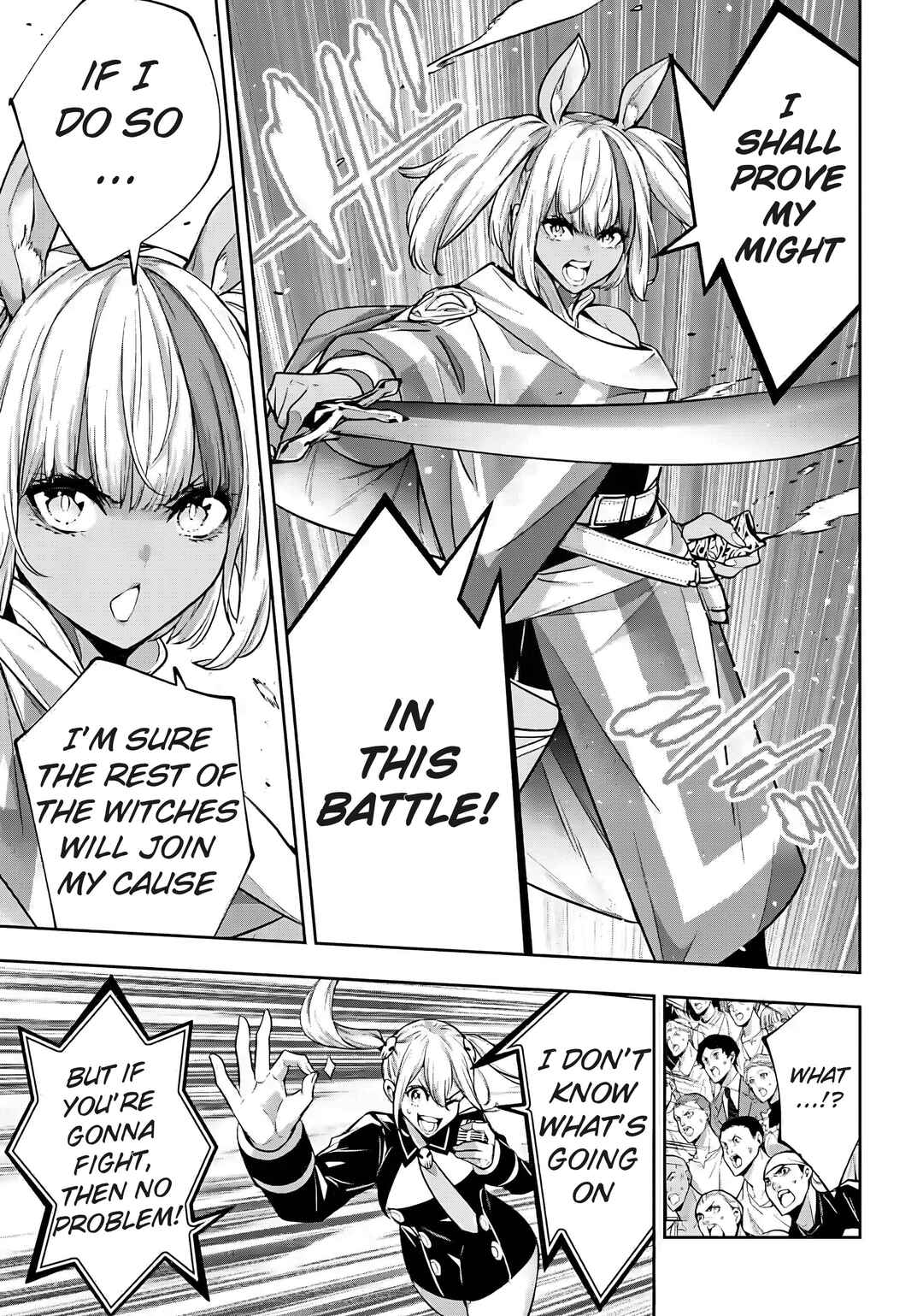 Page 33 Chapter 50 Majo Taisen - 32-nin no Isai no Majo wa Koroshiau