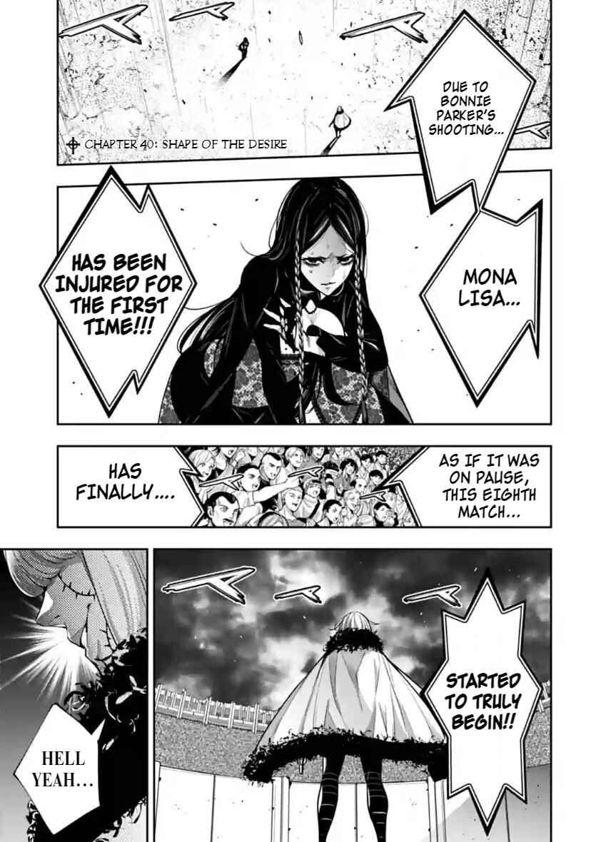 Page 1 Chapter 40 Majo Taisen - 32-nin no Isai no Majo wa Koroshiau