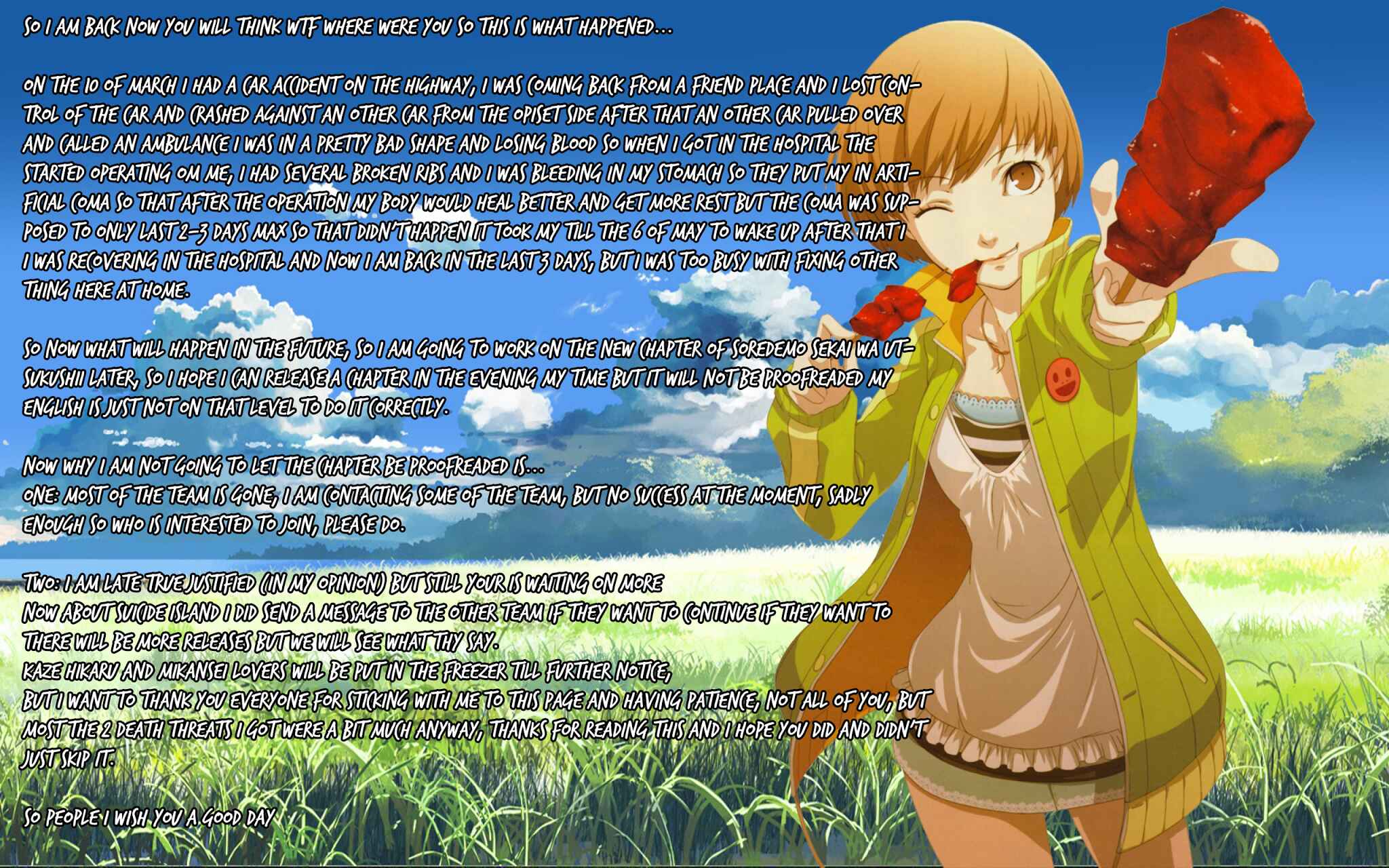 Page 1 Chapter 51 Soredemo Sekai wa Utsukushii