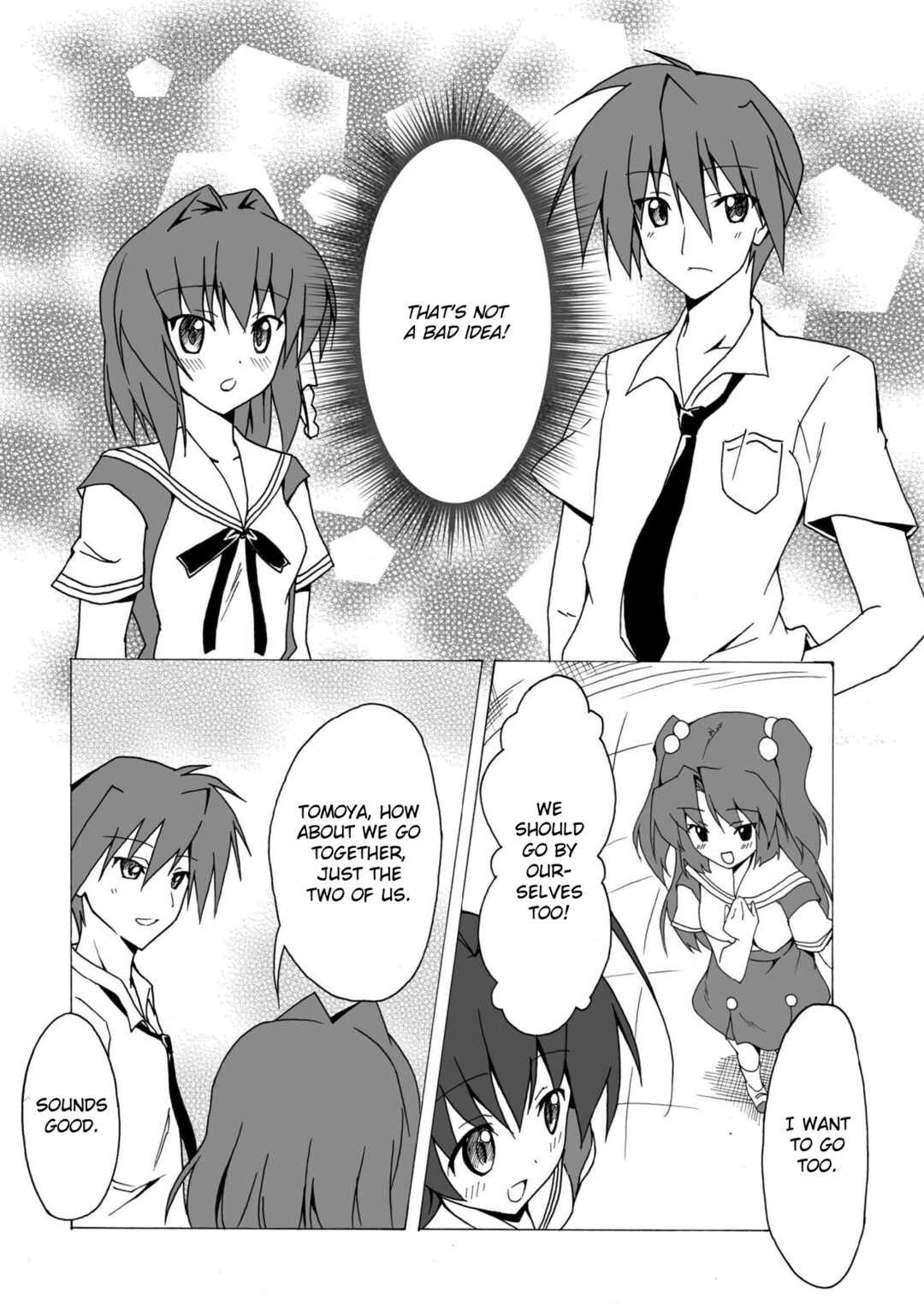 Page 12 Chapter Unknown_e26b Clannad - Kage Mittsu (Doujinshi)
