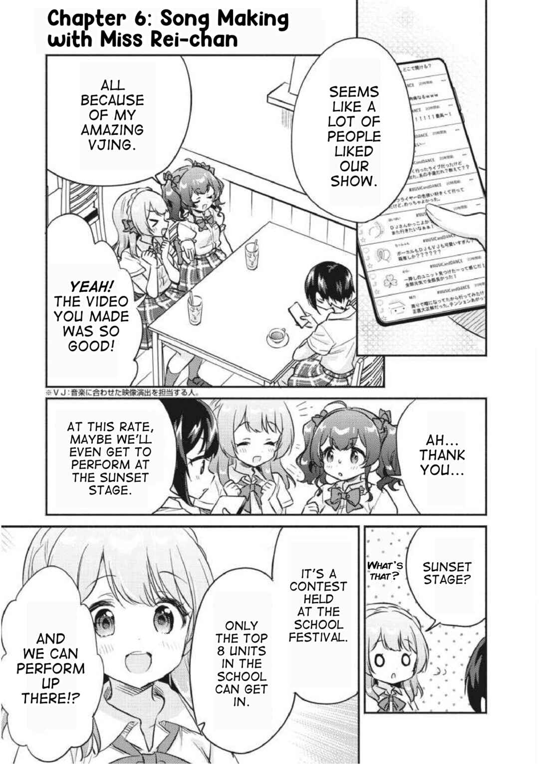 Page 1 Chapter 6 D4DJ-The Story Of Happy Around!-